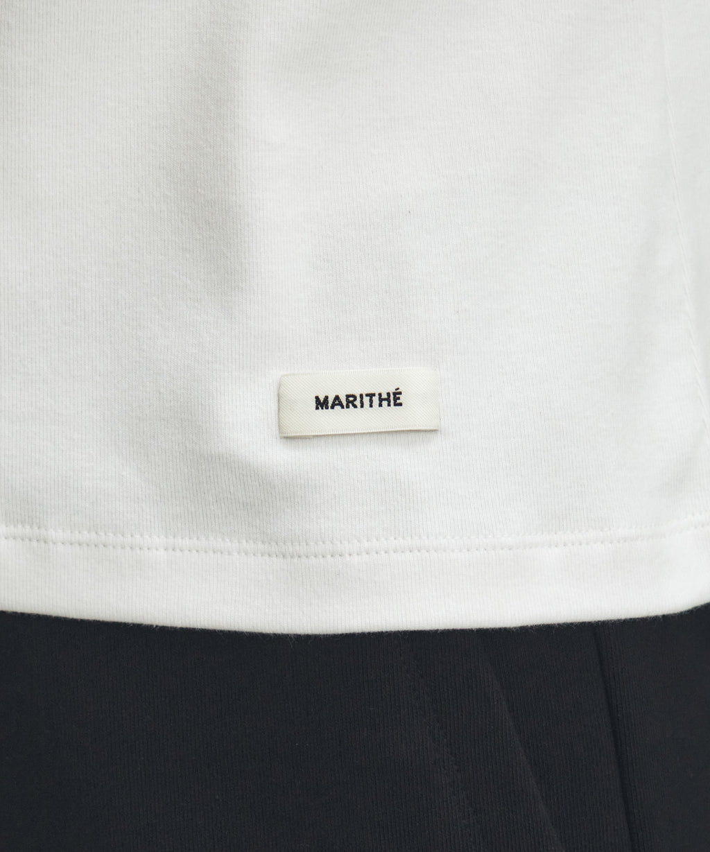 Marithe & Francois Girbaud - Basic Long Sleeve (White) product image 4 | TRAB K-Fashion Australia
