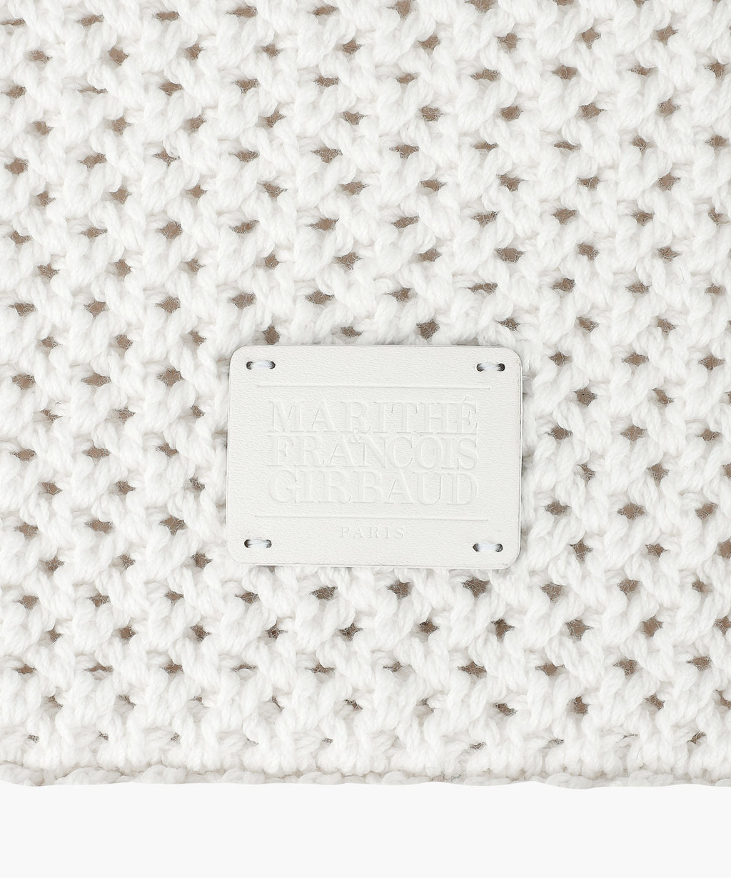 Marithe & Francois Girbaud - Classic Logo Net Shoulder Bag (Ivory) product image 4 | TRAB K-Fashion Australia