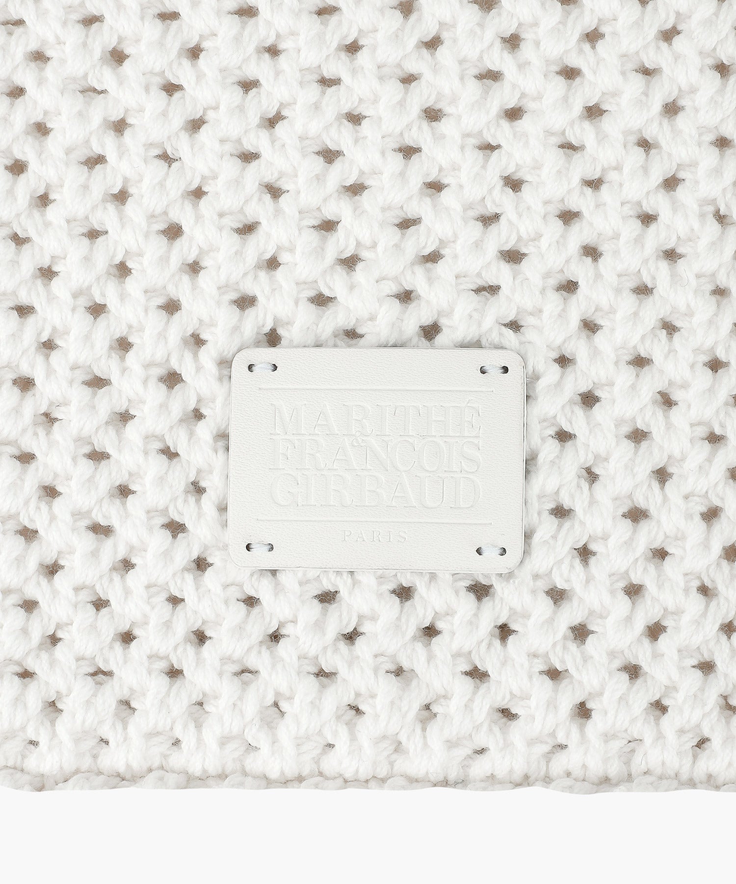 Marithe & Francois Girbaud - Classic Logo Net Shoulder Bag (Ivory) product image 4 | TRAB K-Fashion Australia