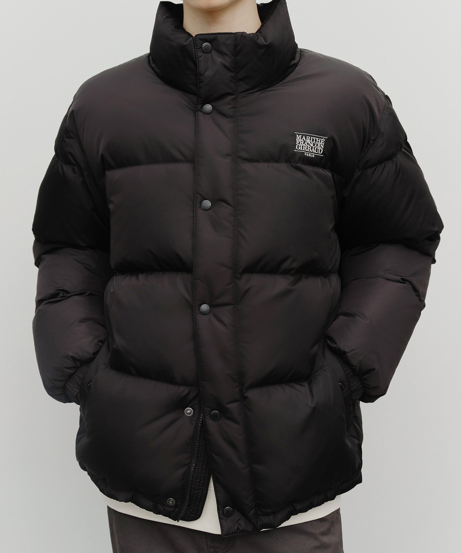 Marithe & Francois Girbaud - Classic Logo Down Jacket (Black) product image 4 | TRAB K-Fashion Australia