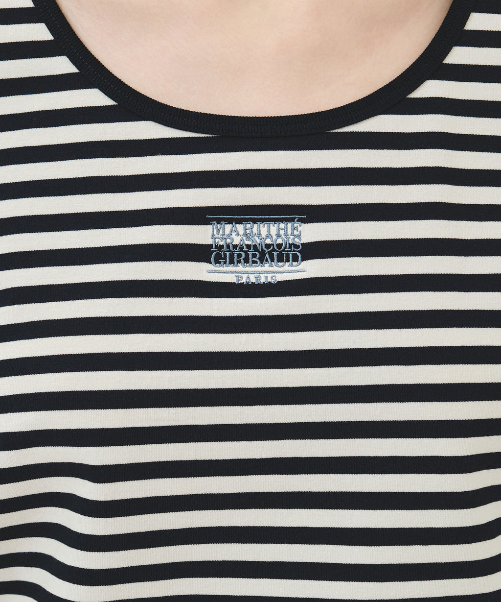 Marithe & Francois Girbaud - Small Classic Logo Sleeveless (Dark Navy) product image 4 | TRAB K-Fashion Australia