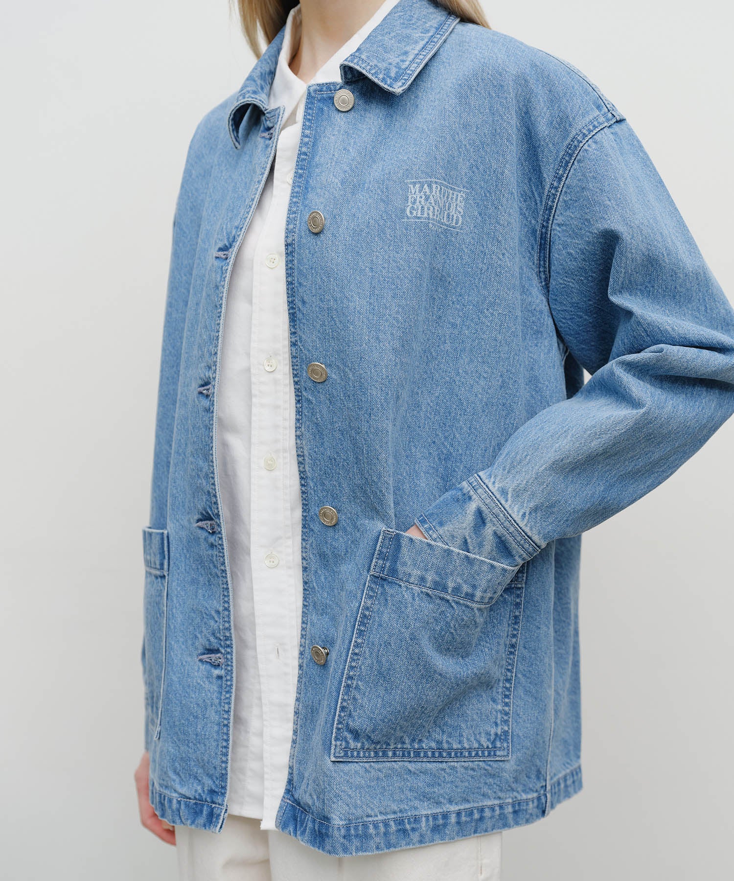 Marithe & Francois Girbaud - French Denim Work Jacket (Light Blue) product image 4 | TRAB K-Fashion Australia