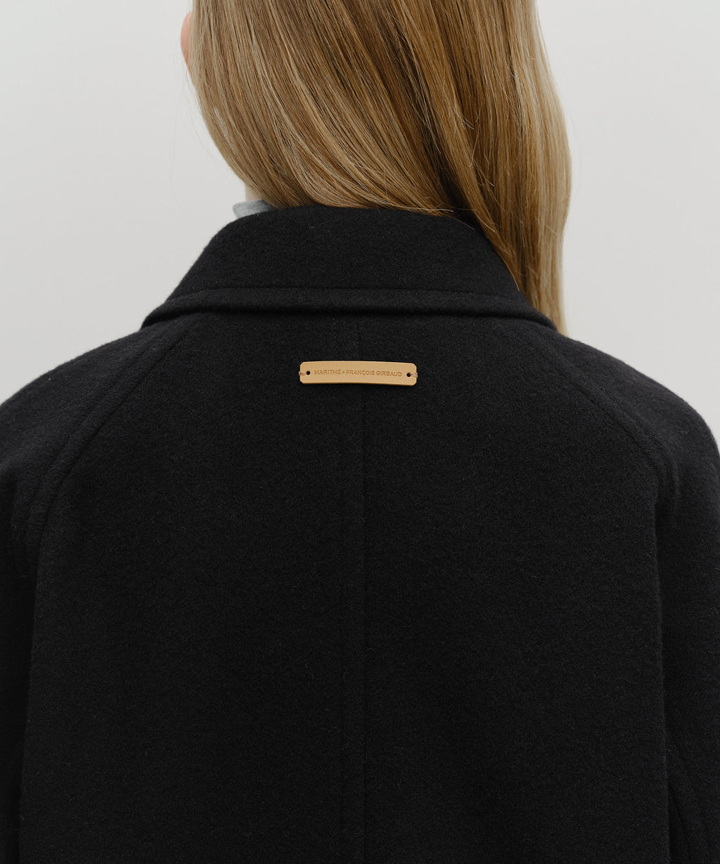 Marithe & Francois Girbaud - Oversized Crop Coat (Black) product image 4 | TRAB K-Fashion Australia