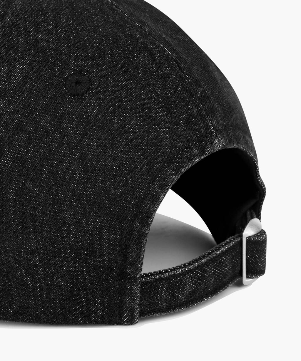 Marithe & Francois Girbaud - Pigment Small Classic Logo Cap (Washed Black) product image 4 | TRAB K-Fashion Australia