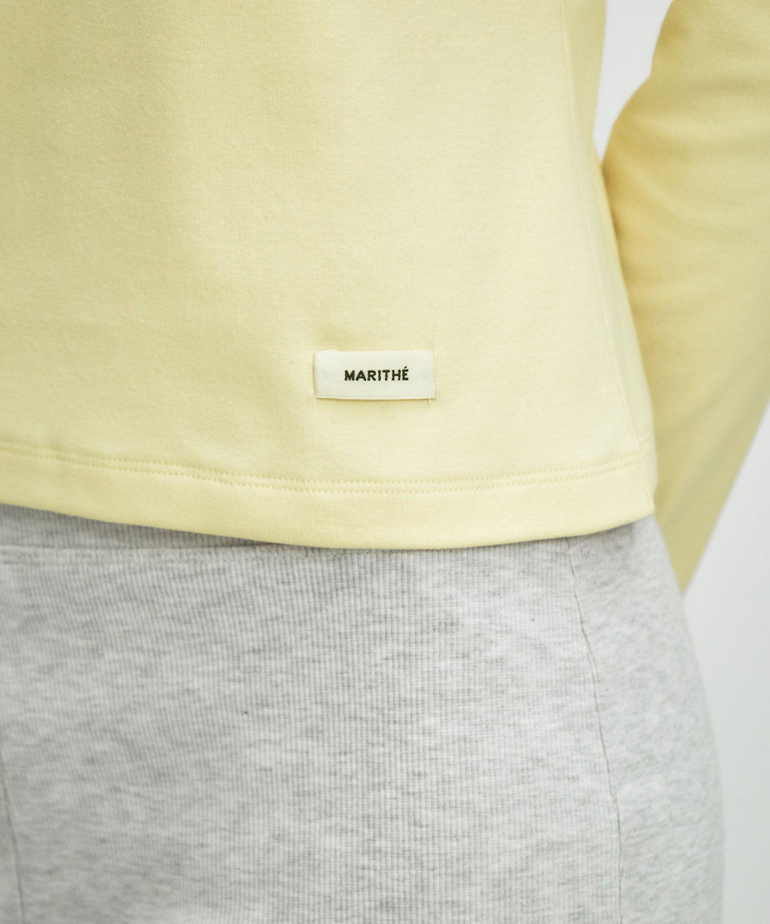 Marithe & Francois Girbaud - Basic Long Sleeve (Light Yellow) product image 4 | TRAB K-Fashion Australia