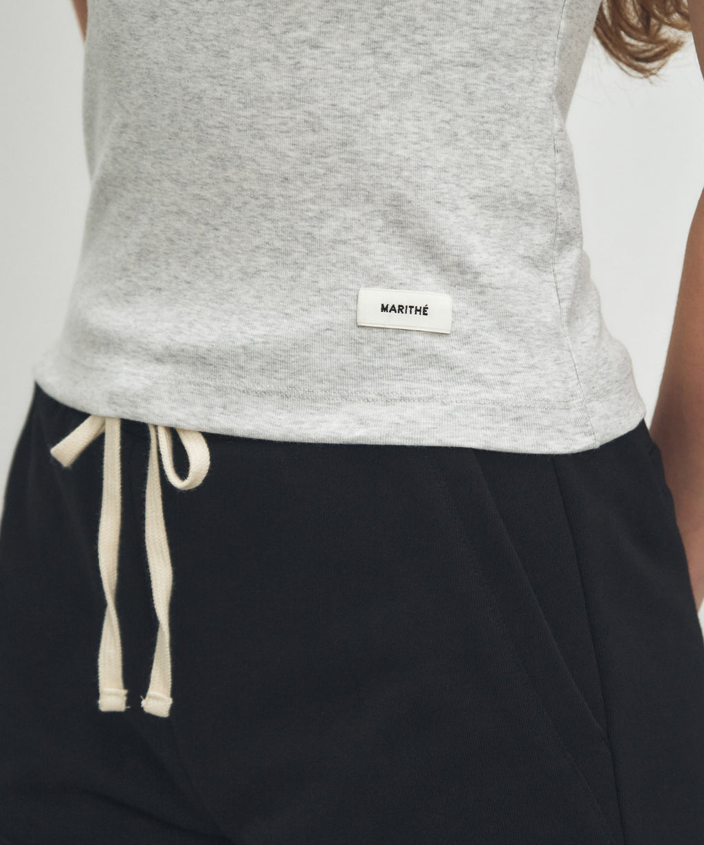 Marithe & Francois Girbaud - Basic Sleeveless (Light Heather Gray) product image 4 | TRAB K-Fashion Australia