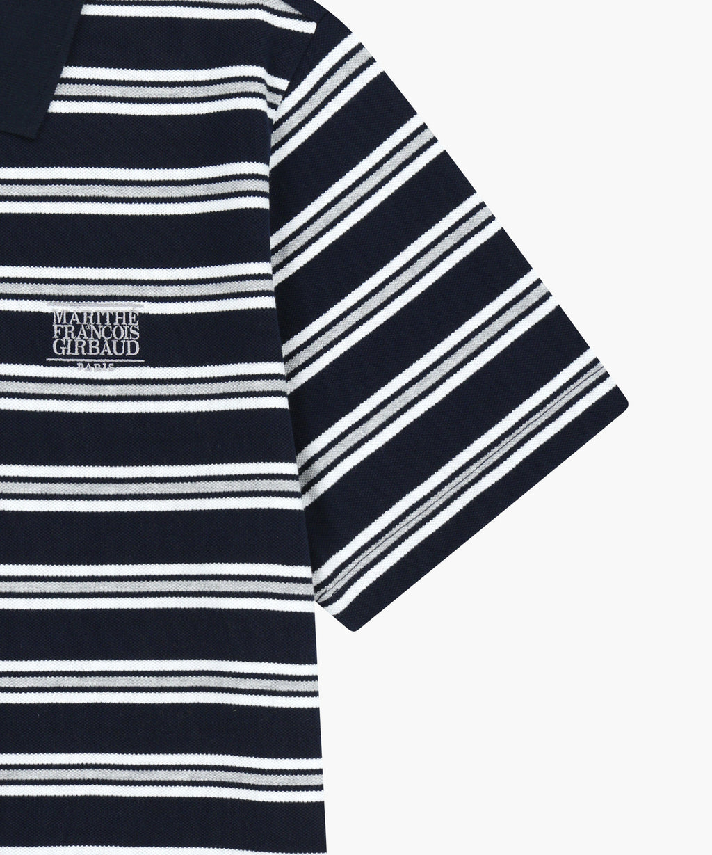 Marithe & Francois Girbaud - Small Classic Logo Pk Collar Tee (Dark Navy) product image 4 | TRAB K-Fashion Australia