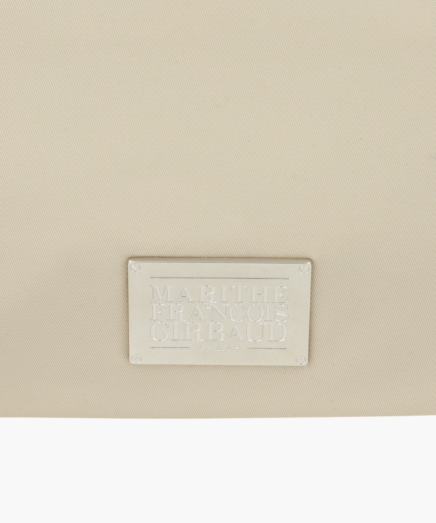 Marithe & Francois Girbaud - Classic Logo Nylon Box Bag (Beige) product image 4 | TRAB K-Fashion Australia