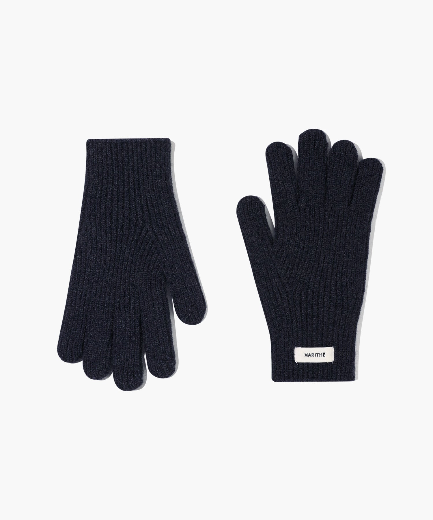 Marithe & Francois Girbaud - Regular Logo Muffler&glove (Dark Navy) product image 4 | TRAB K-Fashion Australia