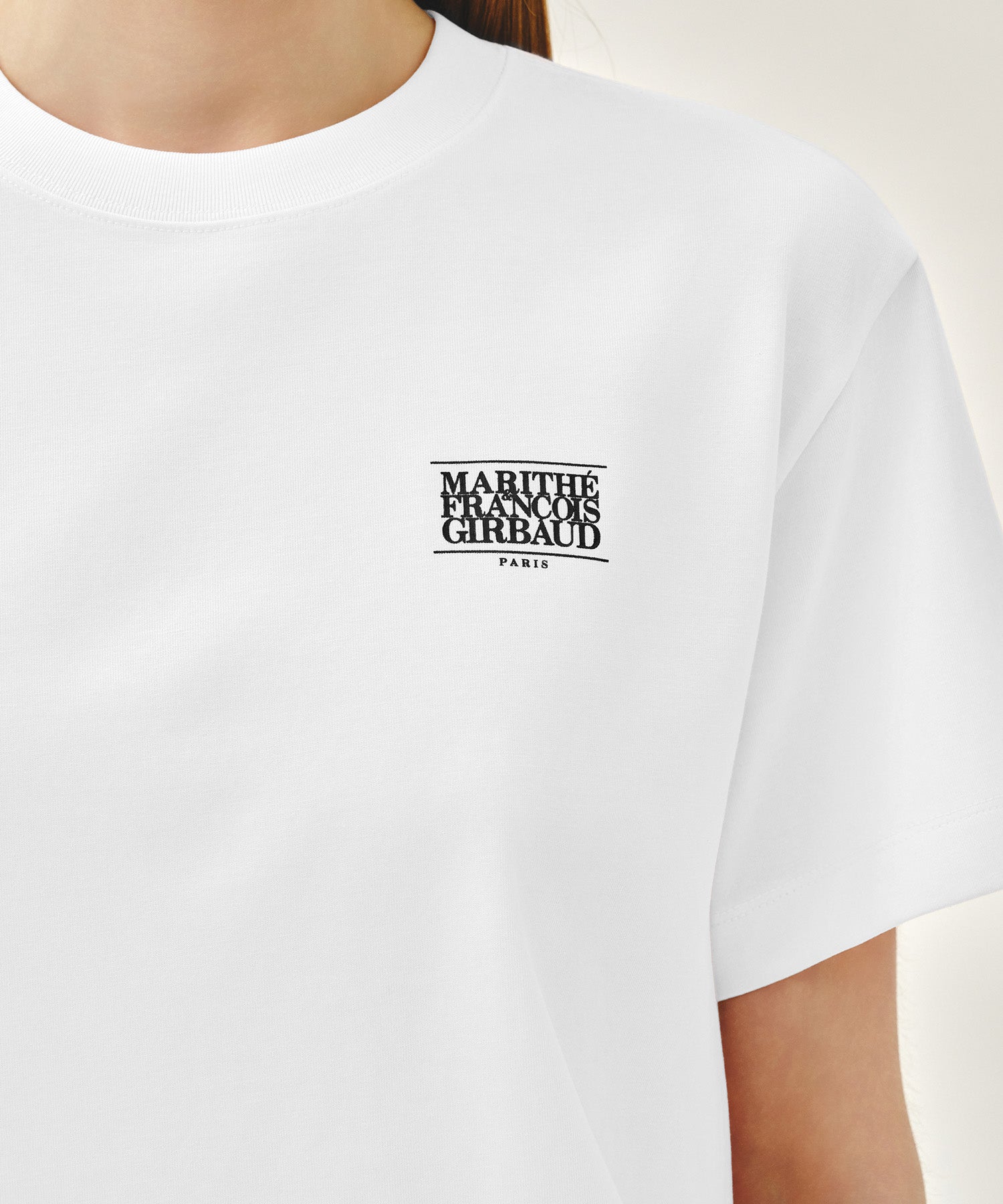 Marithe & Francois Girbaud - Aerocool Small Classic Logo Tee (White) product image 4 | TRAB K-Fashion Australia