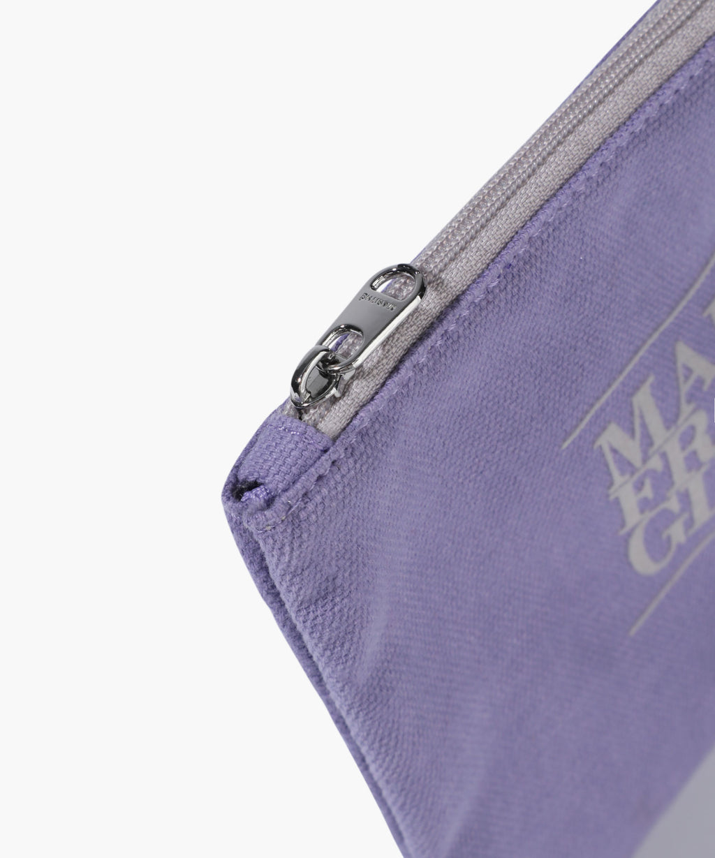Marithe & Francois Girbaud - Classic Logo Color Cotton Pouch (Light Purple) product image 4 | TRAB K-Fashion Australia