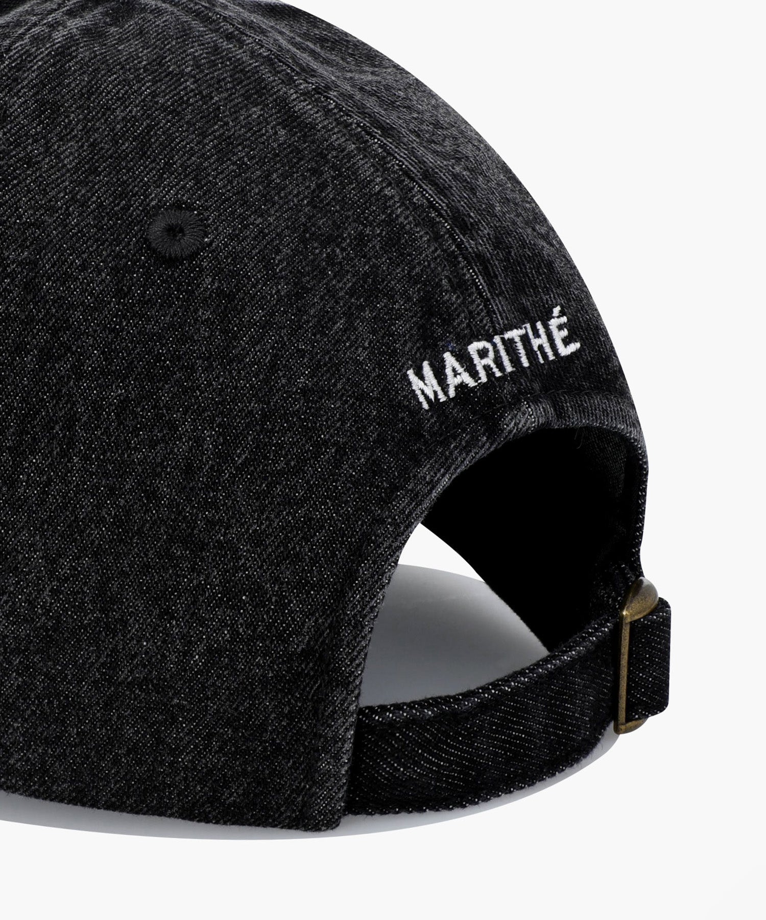 Marithe & Francois Girbaud - Doodle Bear Cap (Washed Black) product image 4 | TRAB K-Fashion Australia