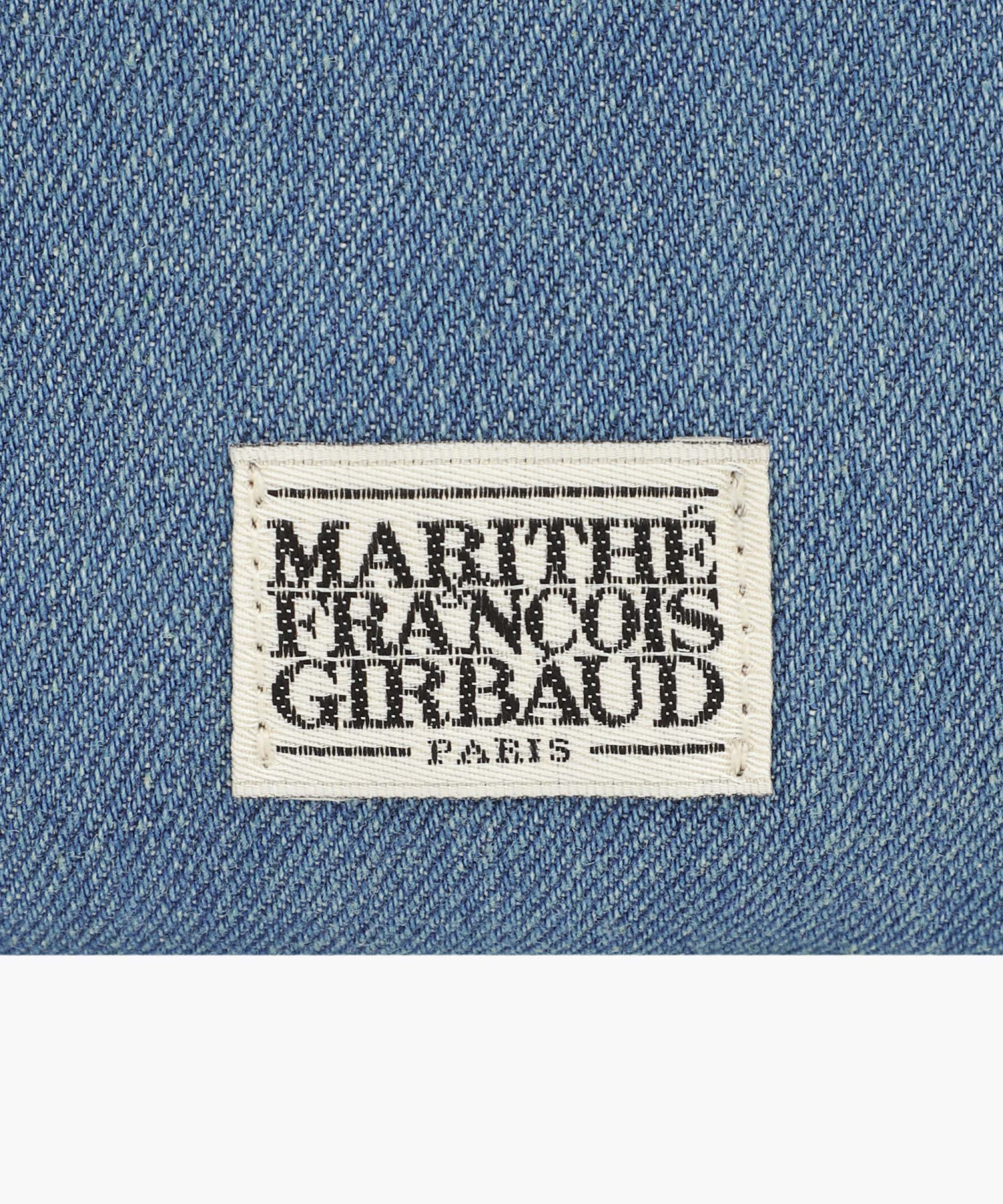 Marithe & Francois Girbaud - Classic Logo Denim Pouch (Blue) product image 4 | TRAB K-Fashion Australia