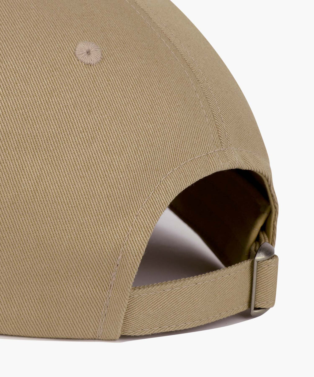 Marithe & Francois Girbaud - Chain Embroidery Flat Brim Cap (Beige) product image 4 | TRAB K-Fashion Australia