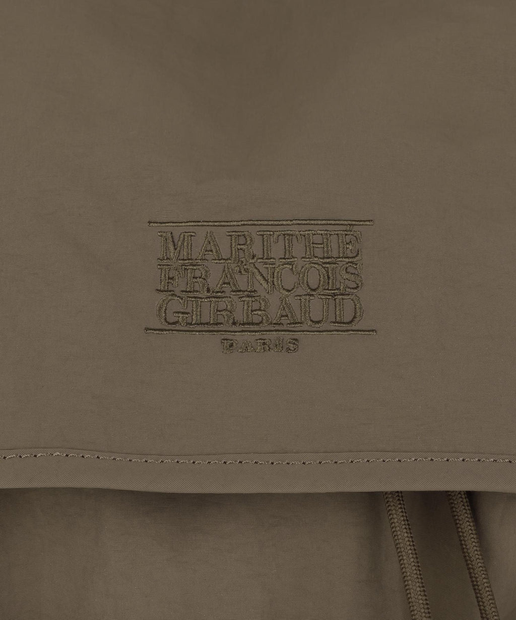Marithe & Francois Girbaud - Classic Logo Stopper Pocket Backpack (Brown) product image 4 | TRAB K-Fashion Australia