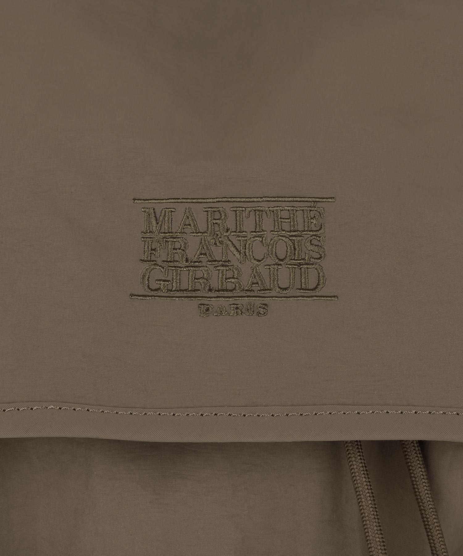Marithe & Francois Girbaud - Classic Logo Stopper Pocket Backpack (Brown) product image 4 | TRAB K-Fashion Australia