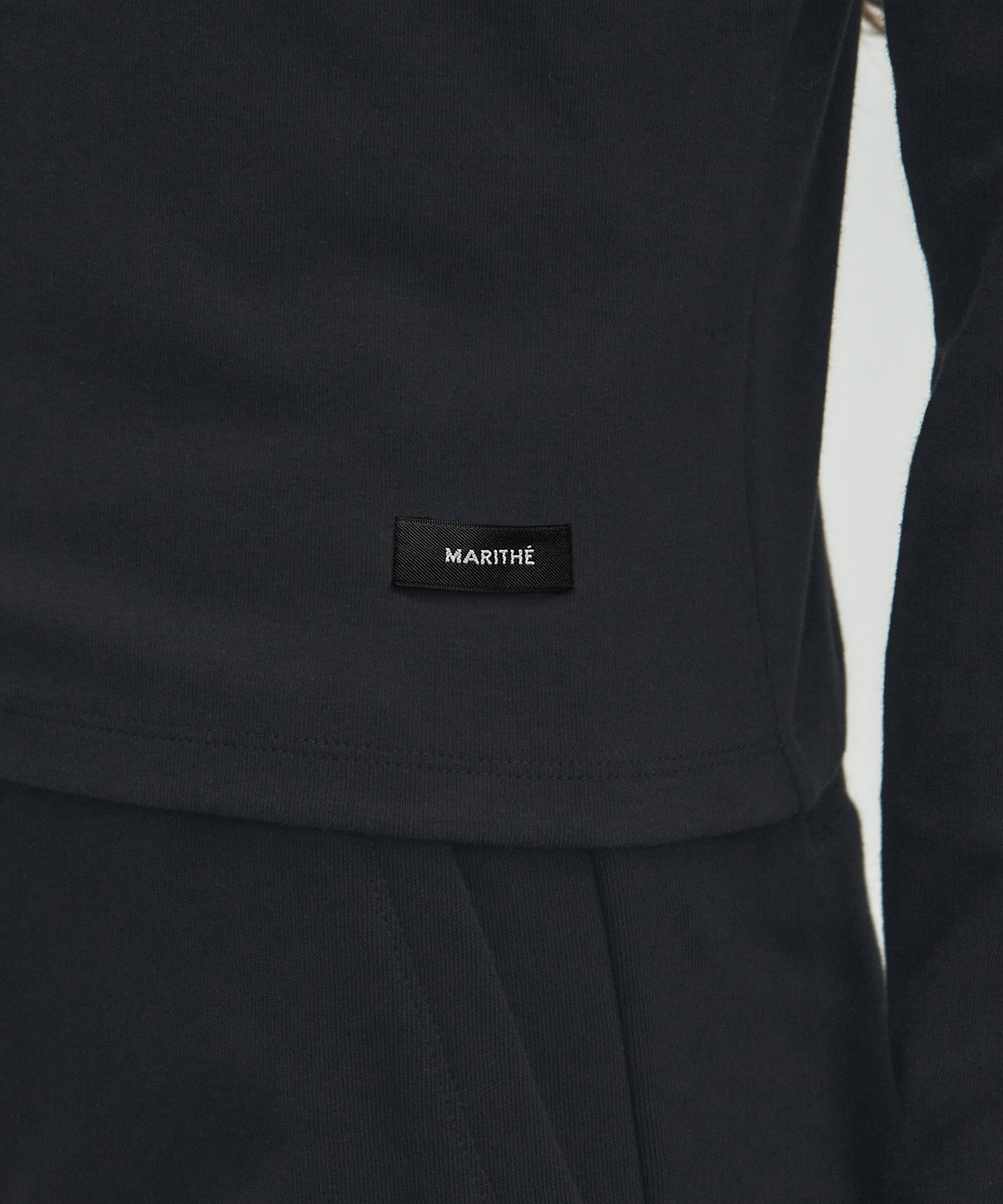 Marithe & Francois Girbaud - Basic Cotton Cardigan (Black) product image 4 | TRAB K-Fashion Australia