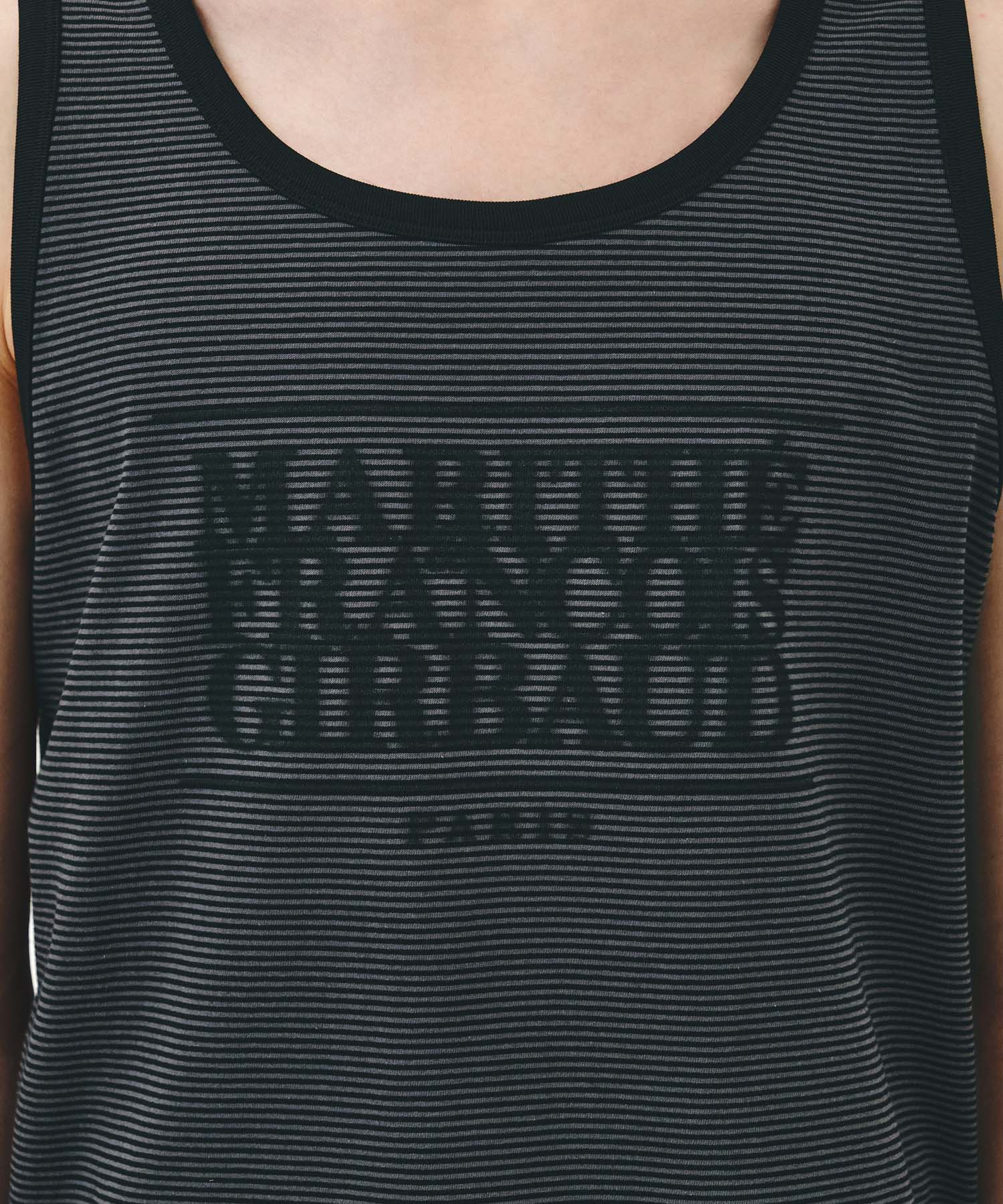 Marithe & Francois Girbaud - Shadow Classic Logo Sleeveless (Charcoal) product image 4 | TRAB K-Fashion Australia