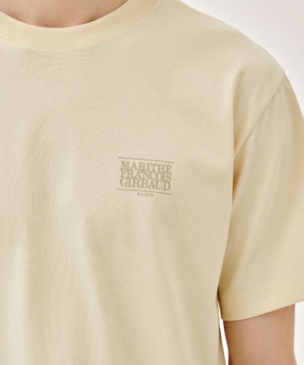Marithe & Francois Girbaud - Aerocool Small Classic Logo Tee (Beige) product image 4 | TRAB K-Fashion Australia