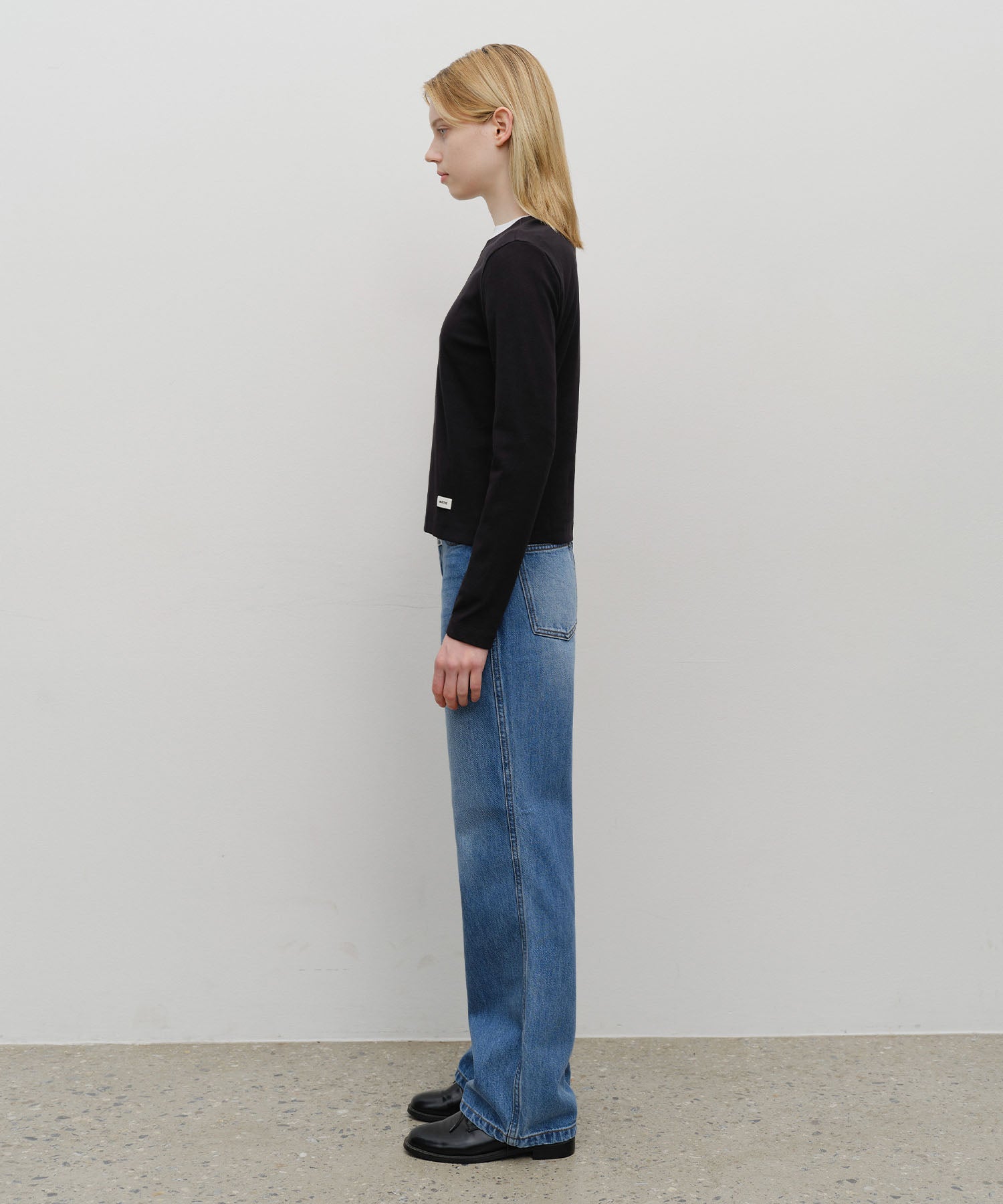 Marithe & Francois Girbaud - High Straight Denim Pants (Blue) product image 4 | TRAB K-Fashion Australia