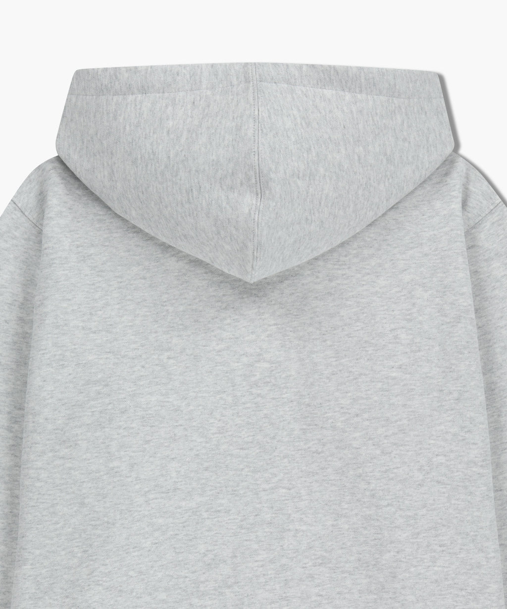 Marithe & Francois Girbaud - Classic Logo Hoodie (Light Heather Gray) product image 4 | TRAB K-Fashion Australia