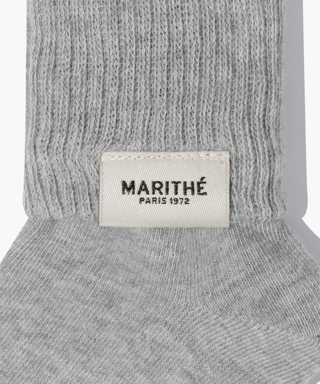 Marithe & Francois Girbaud - Regular Logo Socks (Light Gray) product image 4 | TRAB K-Fashion Australia