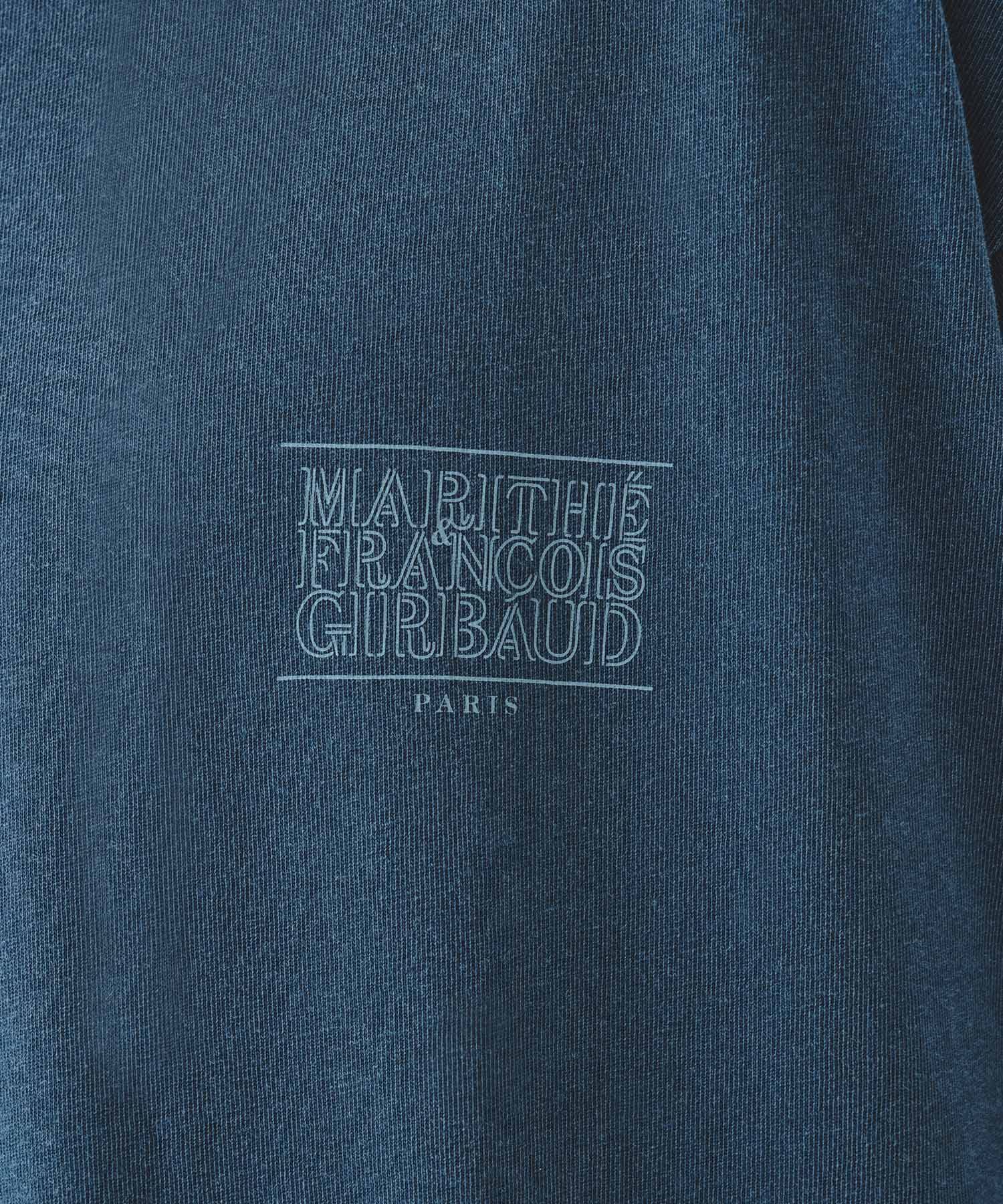 Marithe & Francois Girbaud - Outline Classic Logo Dyeing Oversized Tee (Light Blue) product image 4 | TRAB K-Fashion Australia