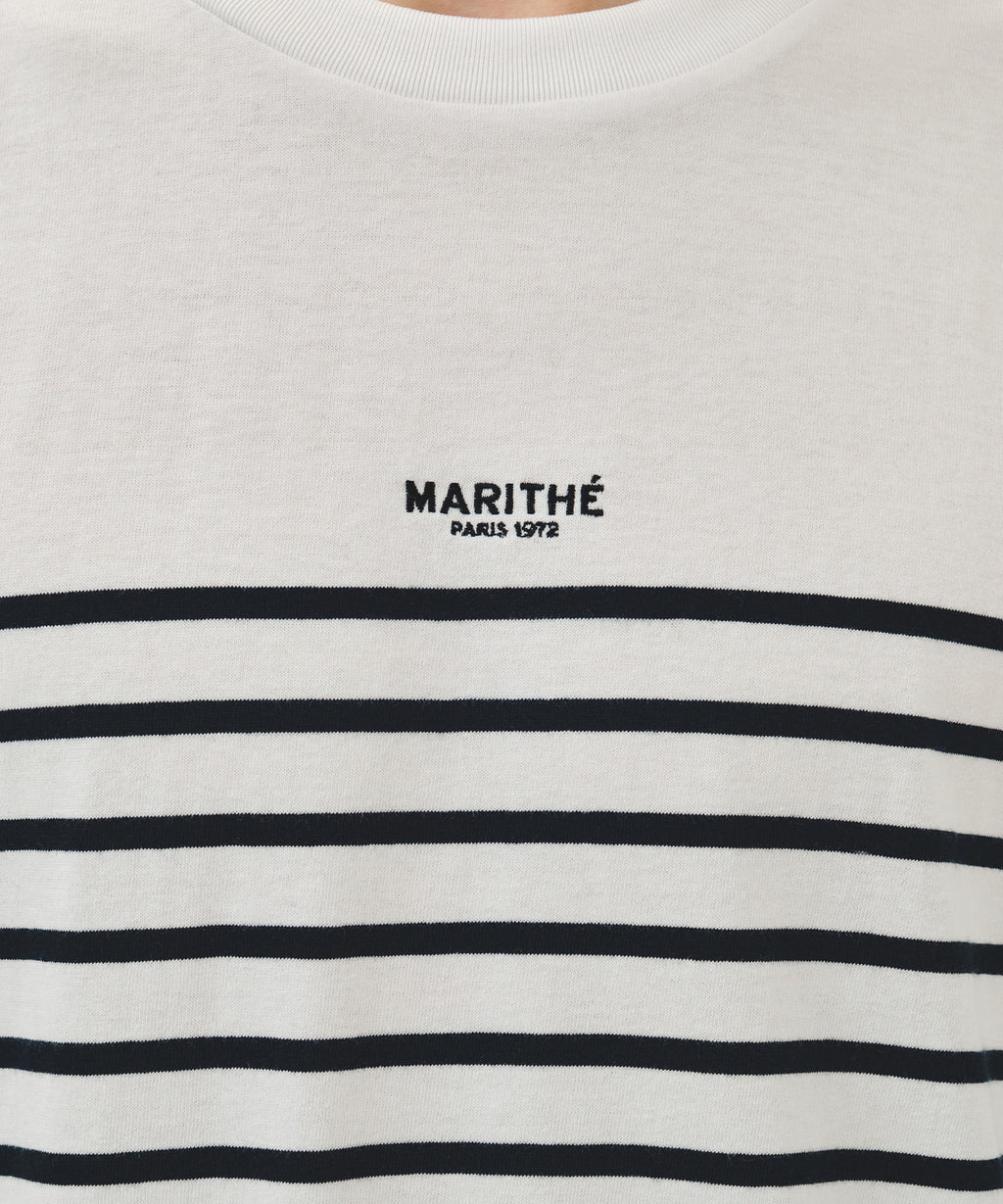 Marithe & Francois Girbaud - Block Stripe Tee (Navy) product image 4 | TRAB K-Fashion Australia