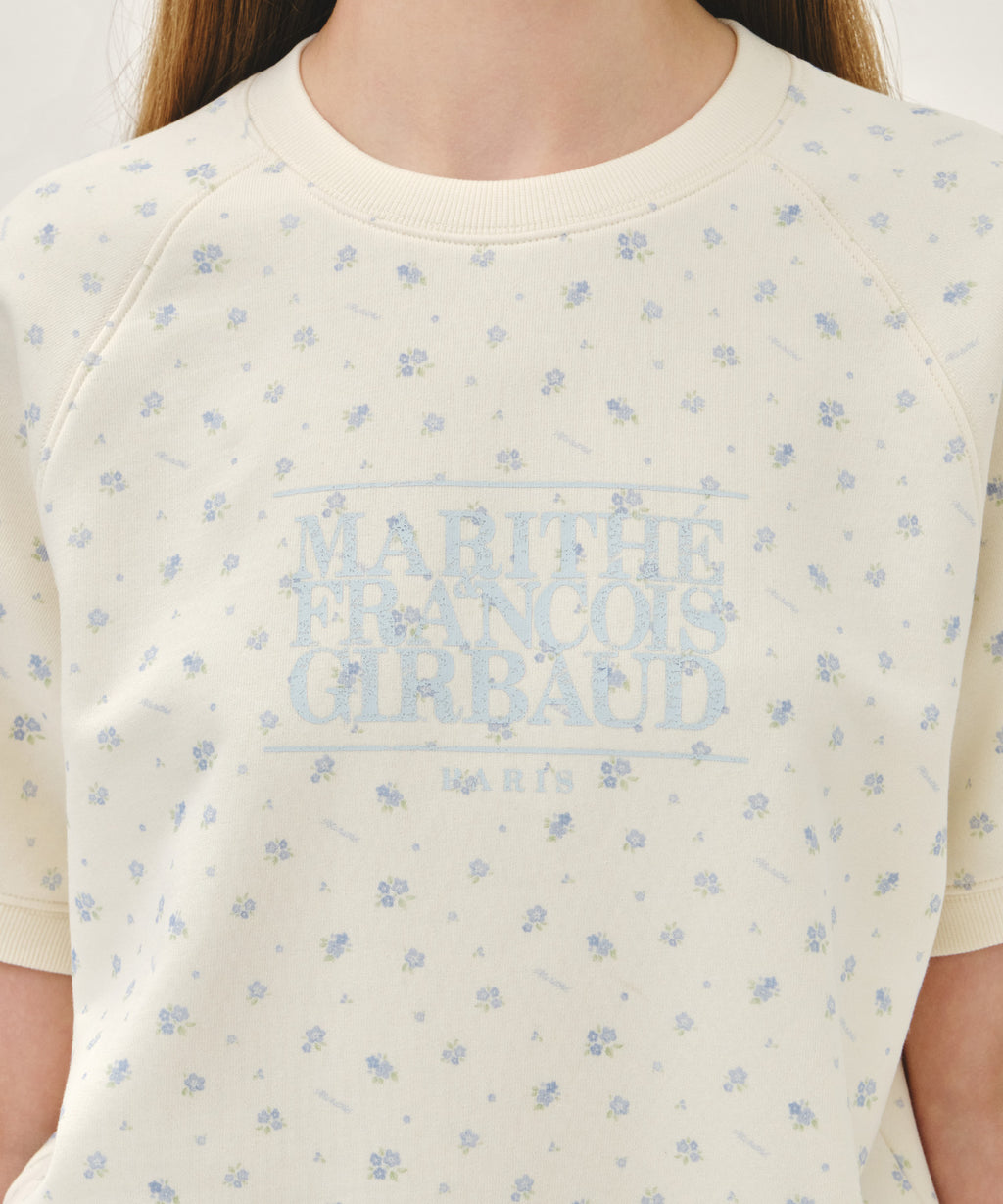 Marithe & Francois Girbaud - Vintage Classic Logo Half Sweatshirt (Flower) product image 4 | TRAB K-Fashion Australia