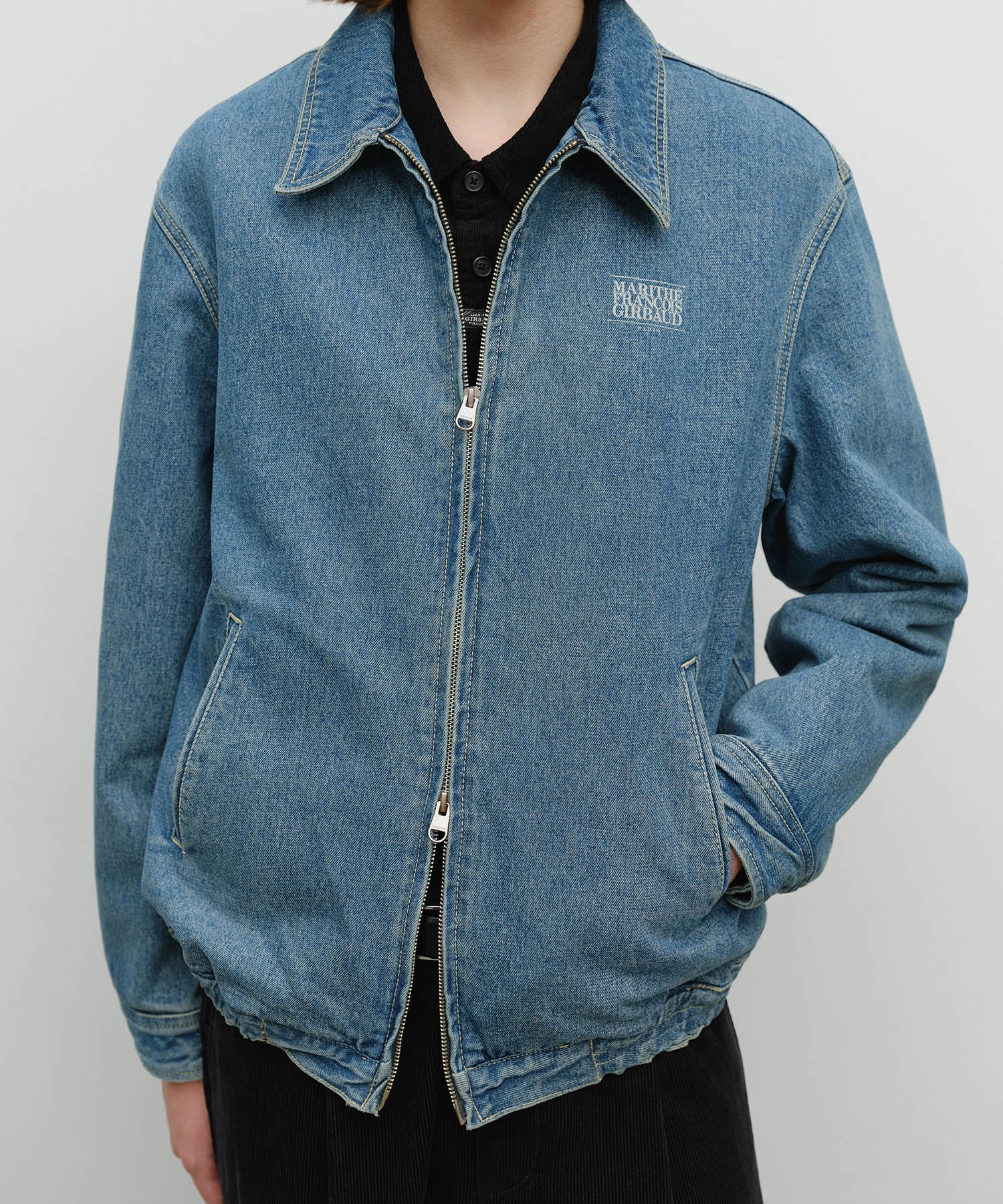 Marithe & Francois Girbaud - Denim Blouson Jacket (Blue) product image 8 | TRAB K-Fashion Australia