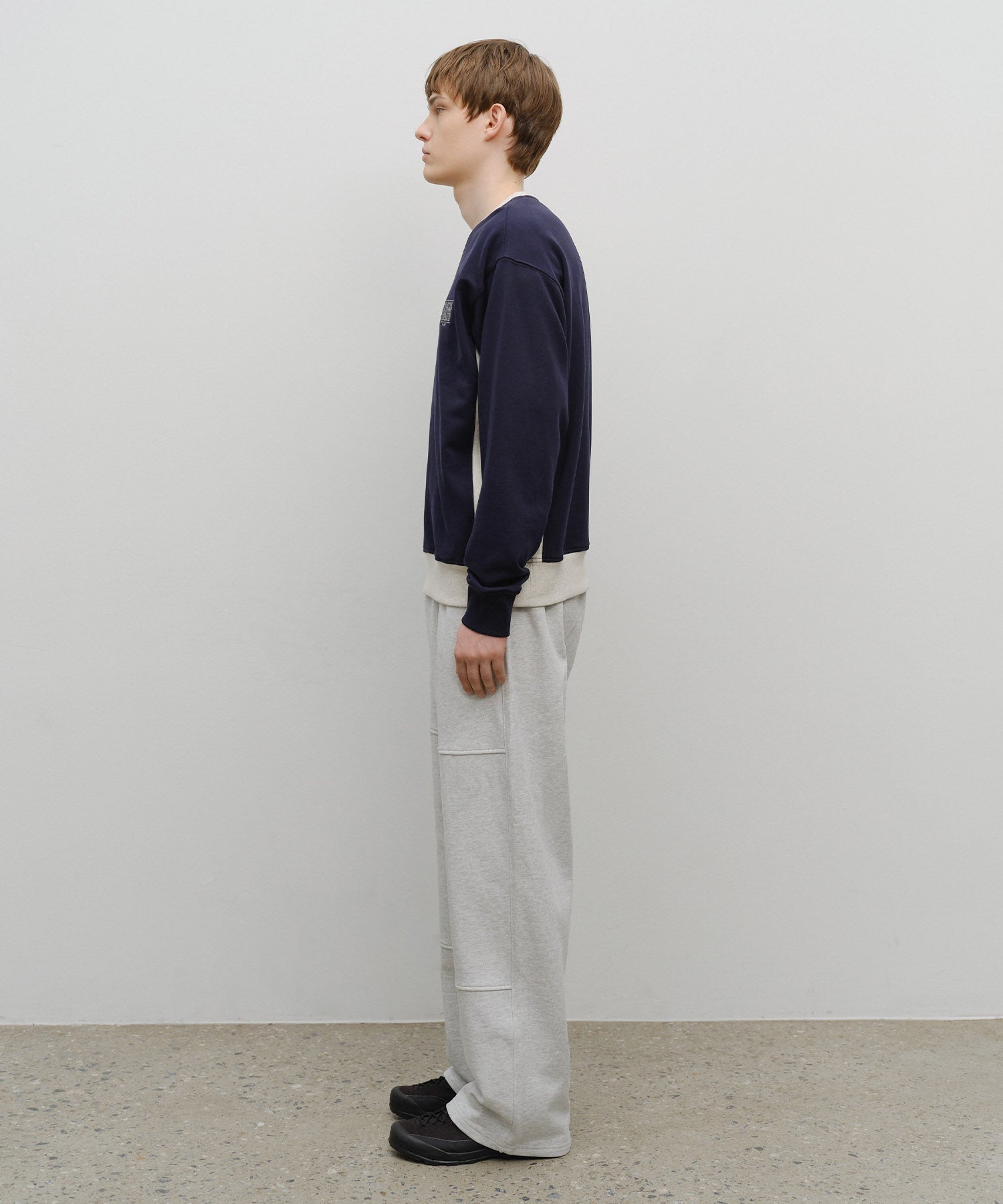 Marithe & Francois Girbaud - Classic Logo Sweat Pants (Light Heather Gray) product image 4 | TRAB K-Fashion Australia