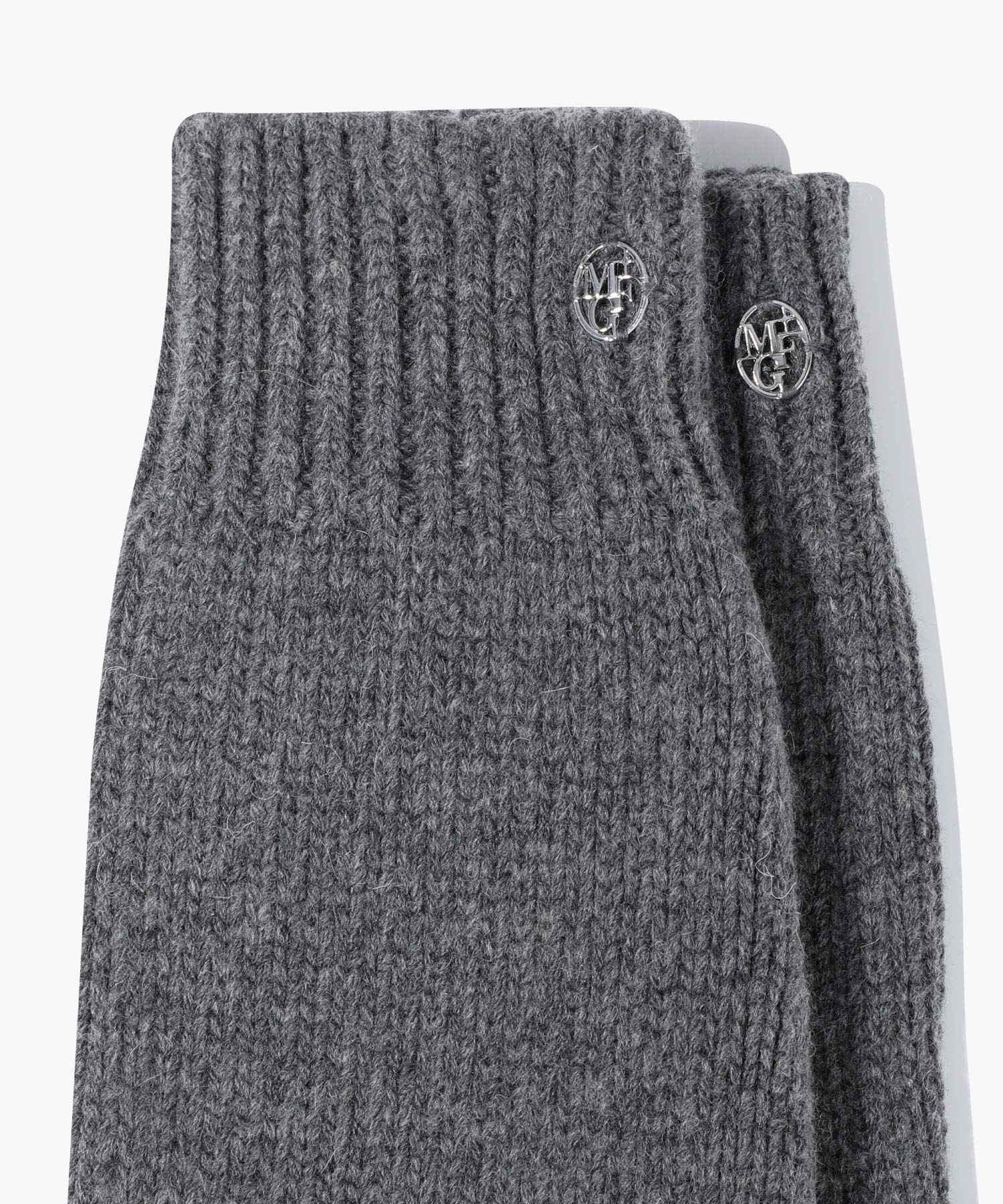 Marithe & Francois Girbaud - Knit Leg Warmer (Charcoal) product image 4 | TRAB K-Fashion Australia