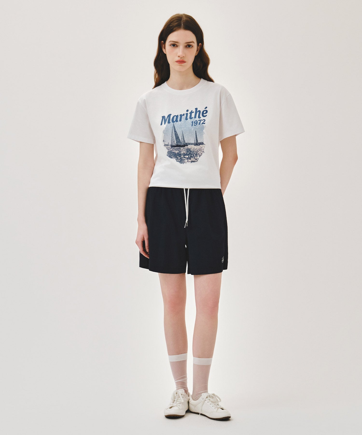 Marithe & Francois Girbaud - Aerocool Vacance Graphic Tee (White) product image 8 | TRAB K-Fashion Australia