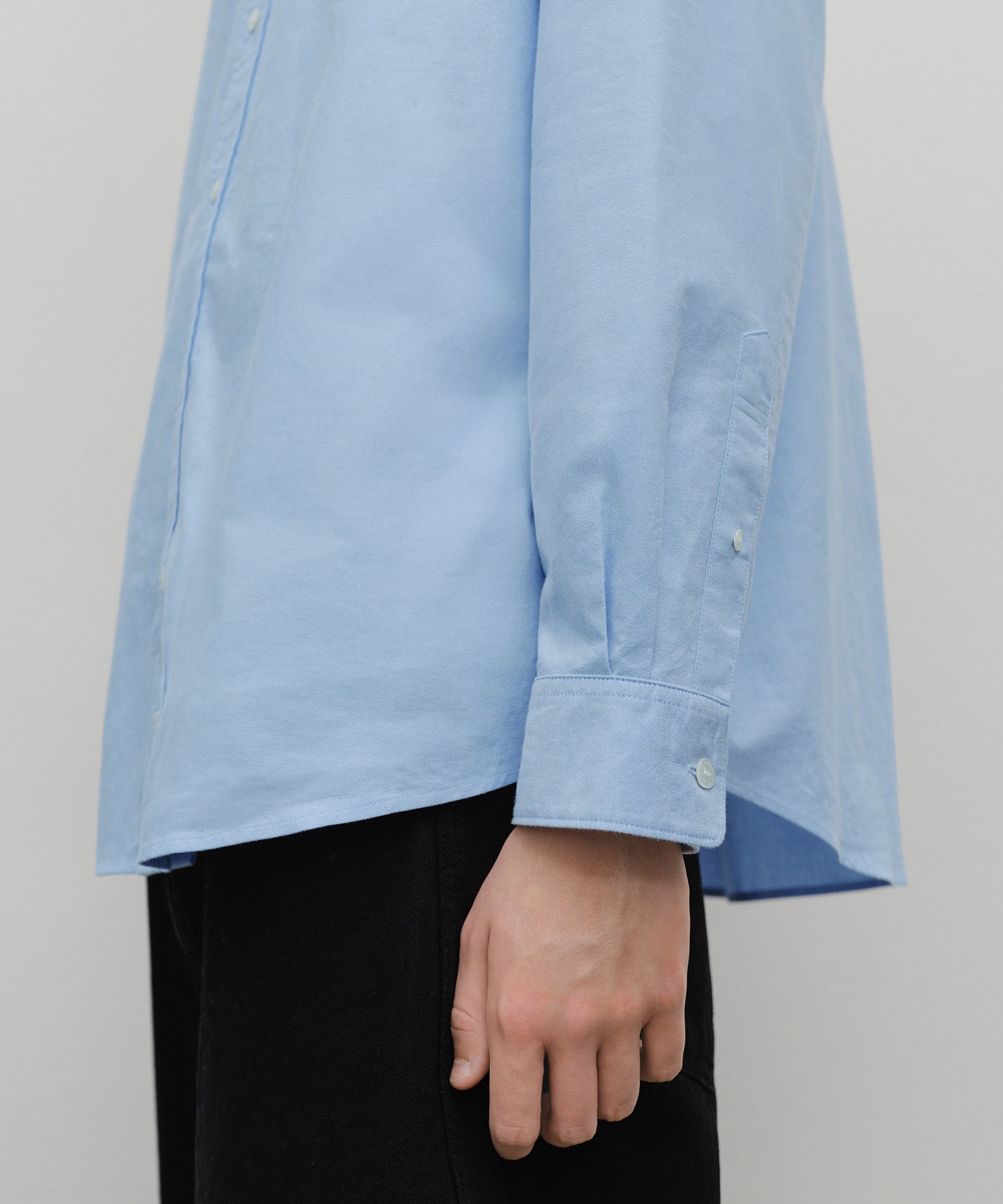 Marithe & Francois Girbaud - Oversized Oxford Shirt (Sky Blue) product image 4 | TRAB K-Fashion Australia