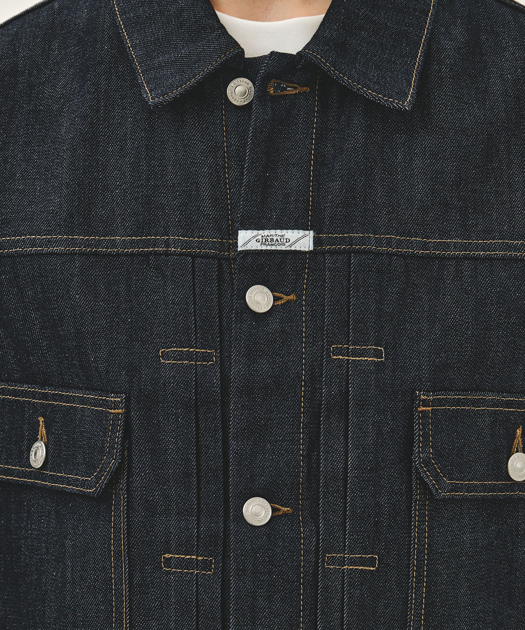 Marithe & Francois Girbaud - Selvage Denim Trucker Jacket (Indigo) product image 4 | TRAB K-Fashion Australia