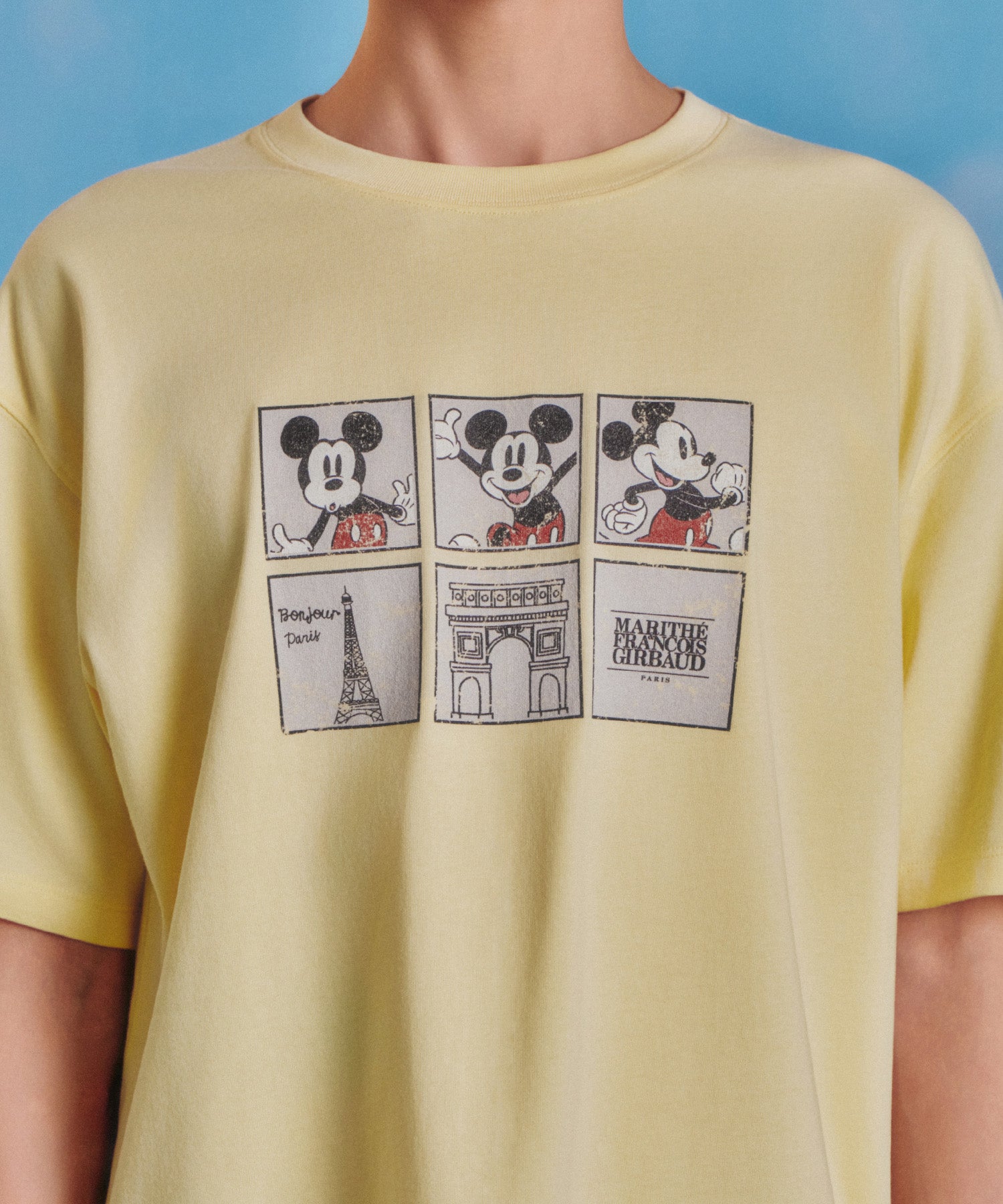 Marithe & Francois Girbaud - Mickey_filmstrip Tee (Butter) product image 4 | TRAB K-Fashion Australia