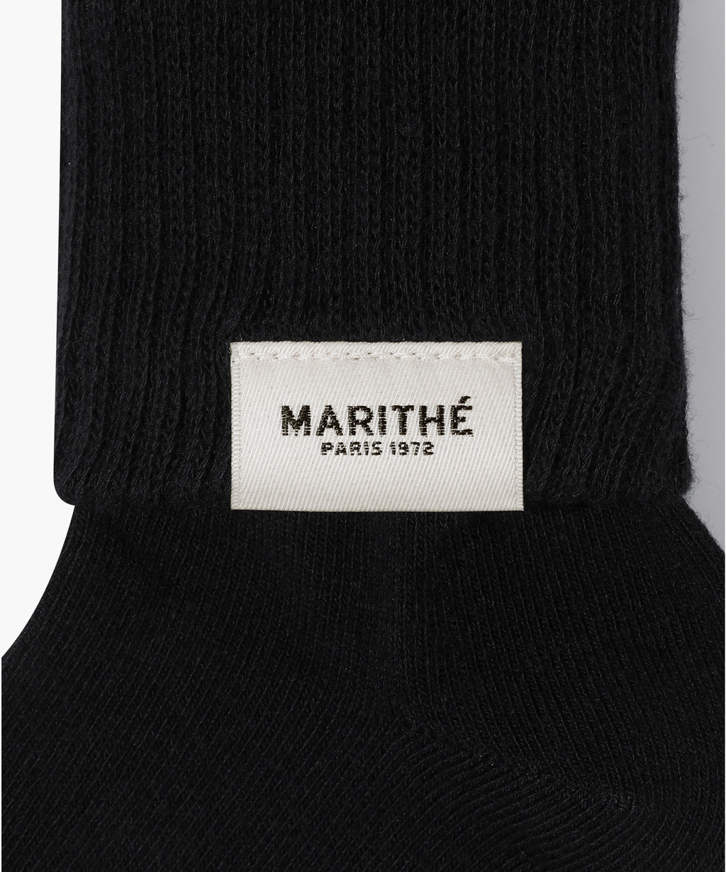 Marithe & Francois Girbaud - Regular Logo Socks (Black) product image 4 | TRAB K-Fashion Australia