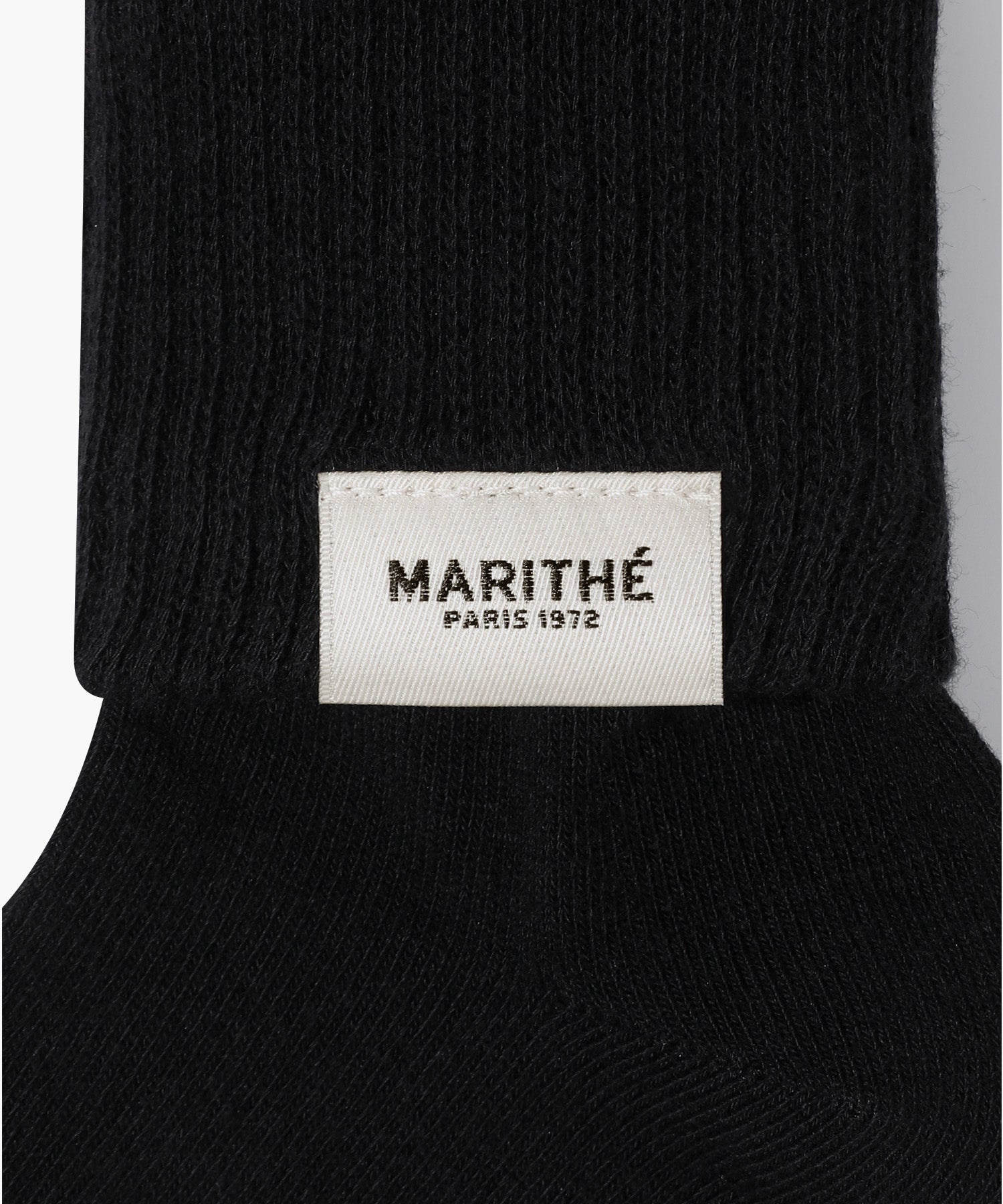 Marithe & Francois Girbaud - Regular Logo Socks (Black) product image 4 | TRAB K-Fashion Australia