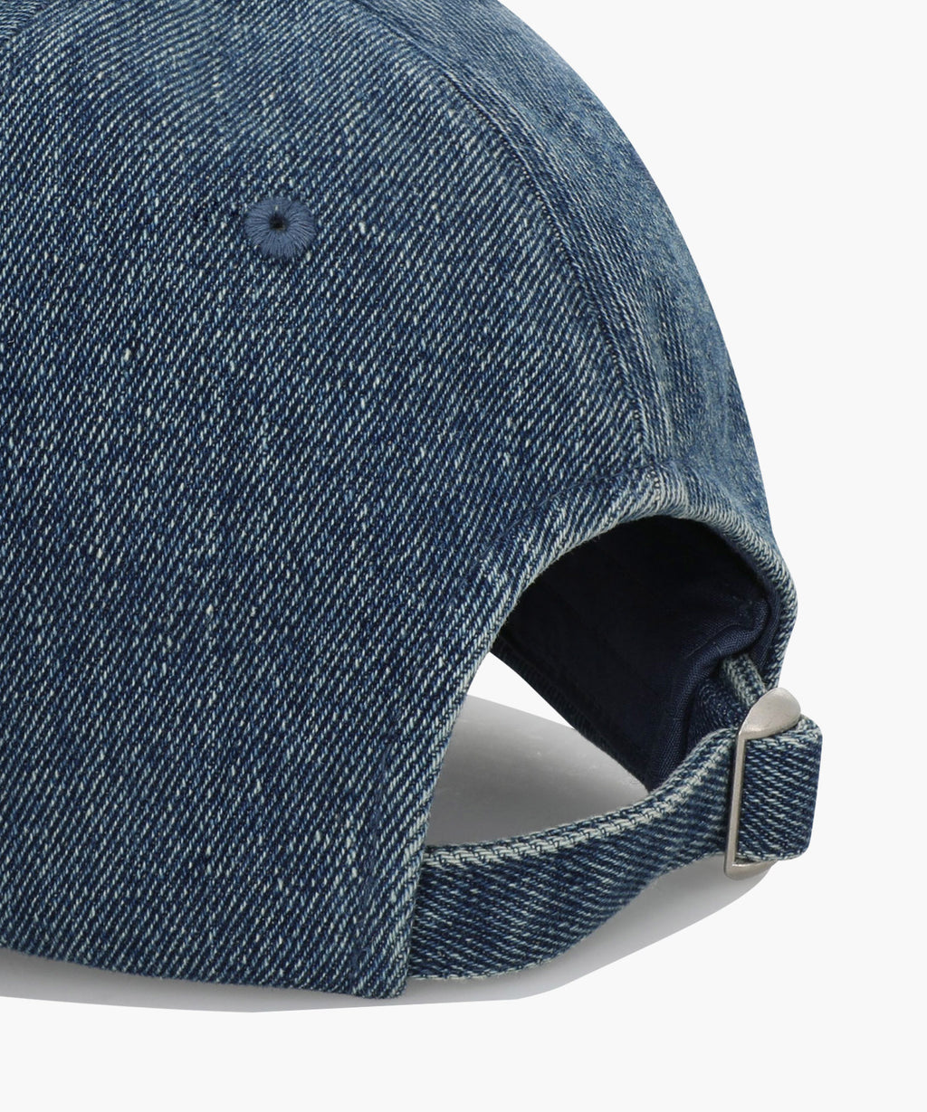 Marithe & Francois Girbaud - Denim Washing Classic Logo Covered Cap (Blue) product image 4 | TRAB K-Fashion Australia