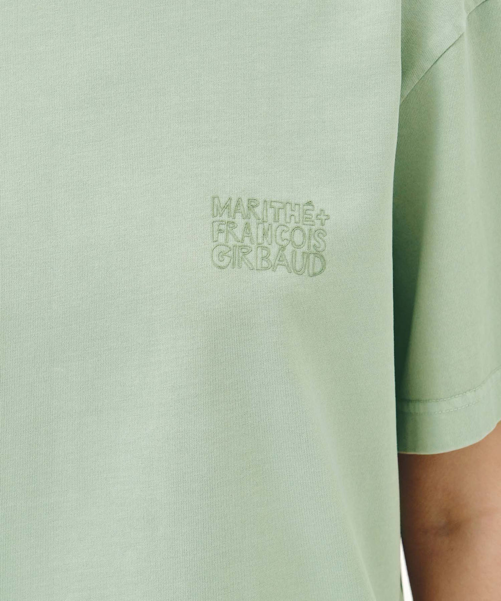 Marithe & Francois Girbaud - Drawing Logo Dyeing Tee (Mint) product image 4 | TRAB K-Fashion Australia