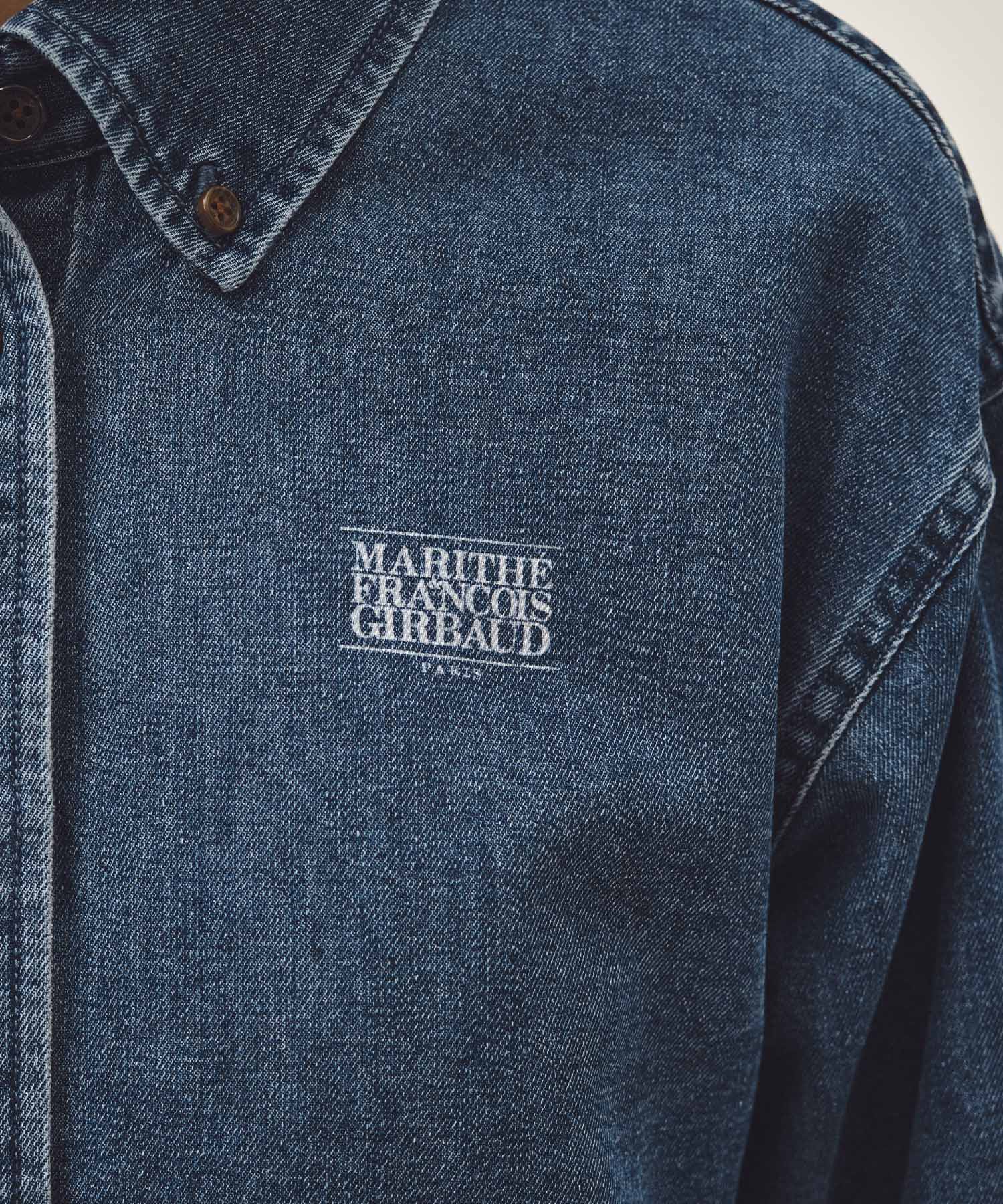 Marithe & Francois Girbaud - Crop Denim Shirt (Blue) product image 4 | TRAB K-Fashion Australia
