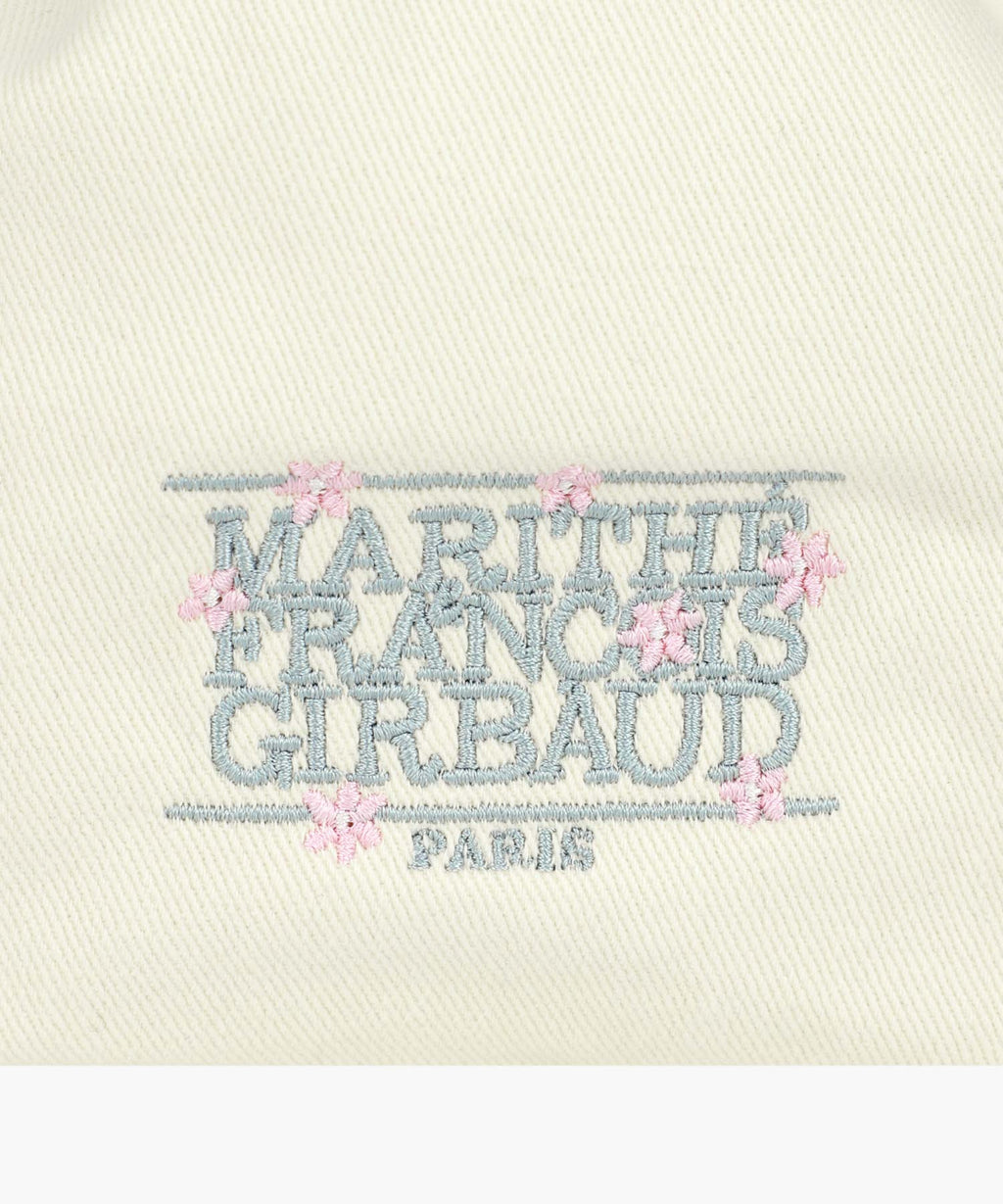 Marithe & Francois Girbaud - Flower Classic Logo String Pouch (Ivory) product image 4 | TRAB K-Fashion Australia