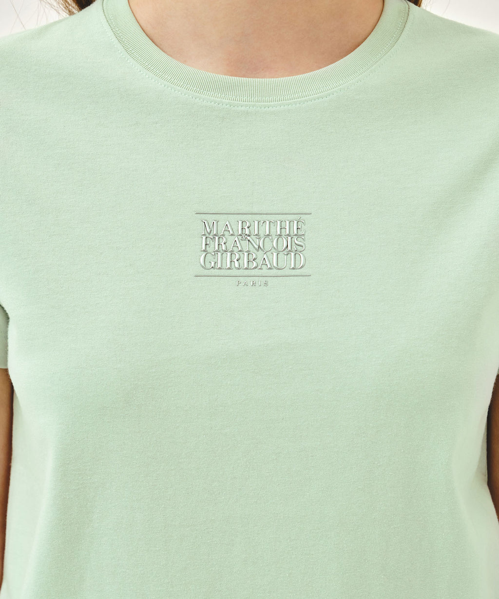 Marithe & Francois Girbaud - Small Classic Logo Tee (Light Green) product image 4 | TRAB K-Fashion Australia