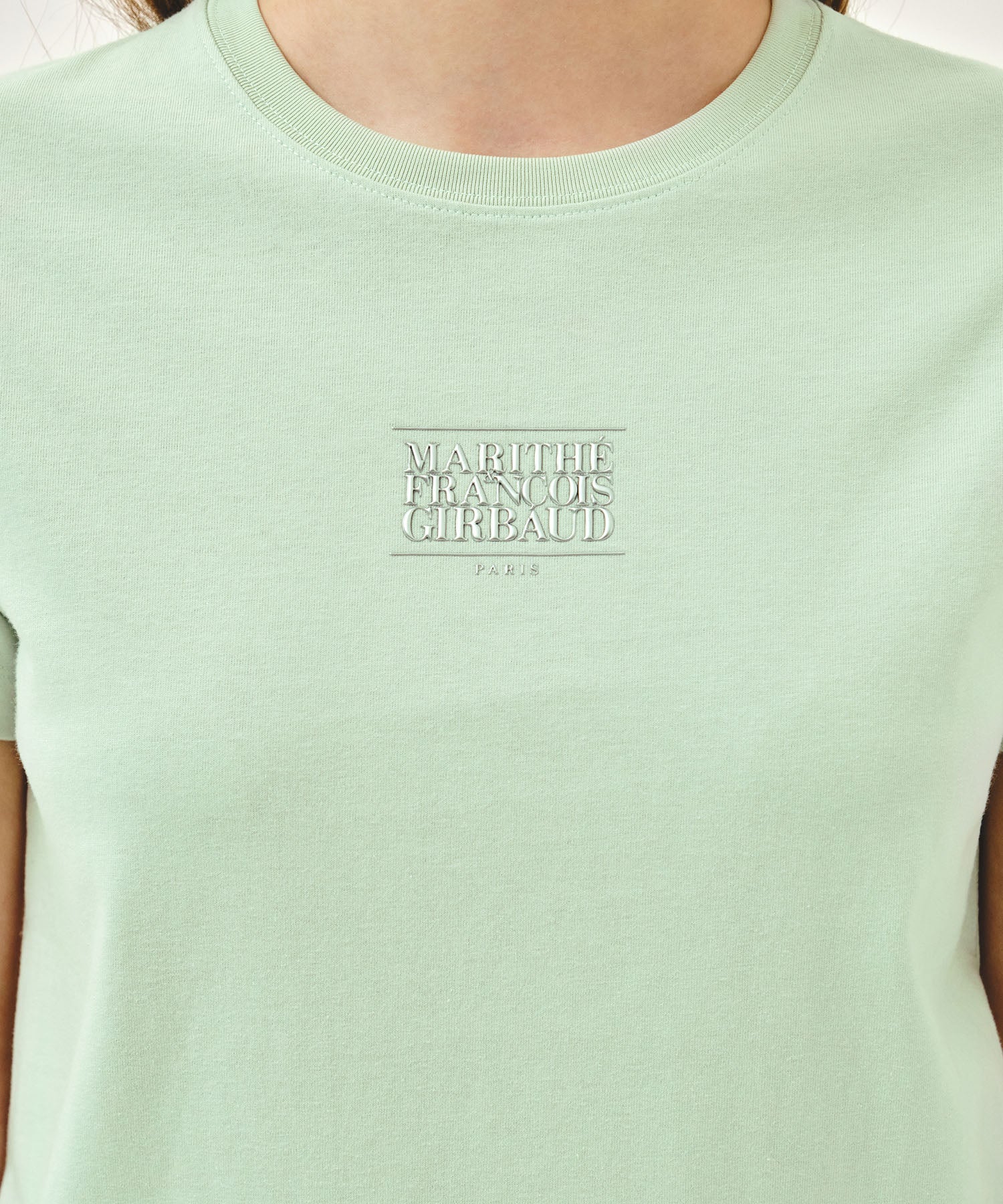 Marithe & Francois Girbaud - Small Classic Logo Tee (Light Green) product image 4 | TRAB K-Fashion Australia