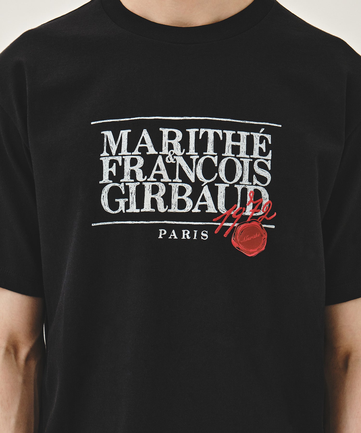 Marithe & Francois Girbaud - Stamp Classic Logo Tee (Black) product image 4 | TRAB K-Fashion Australia