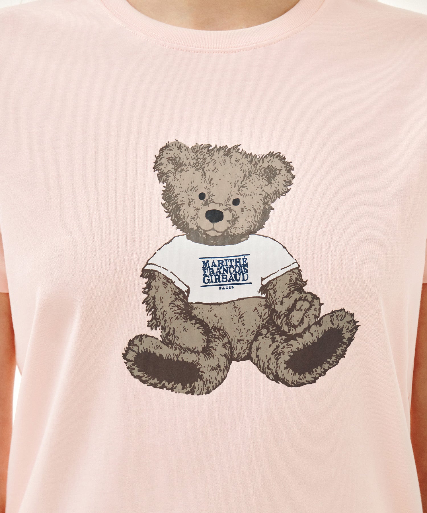 Marithe & Francois Girbaud - Doodle Bear Tee (Light Pink) product image 4 | TRAB K-Fashion Australia