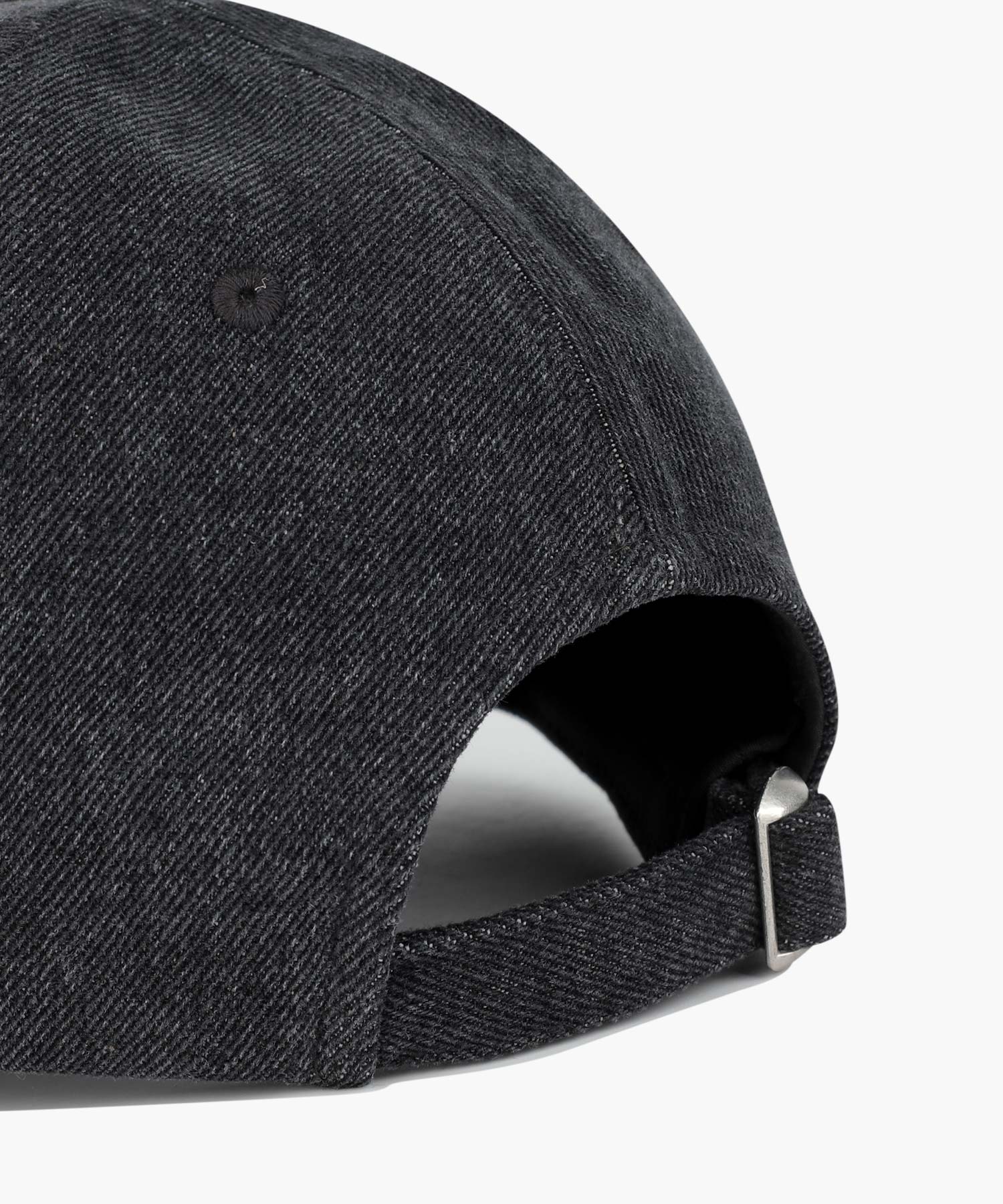 Marithe & Francois Girbaud - Denim Washing Small Classic Logo Covered Cap (Washed Black) product image 4 | TRAB K-Fashion Australia