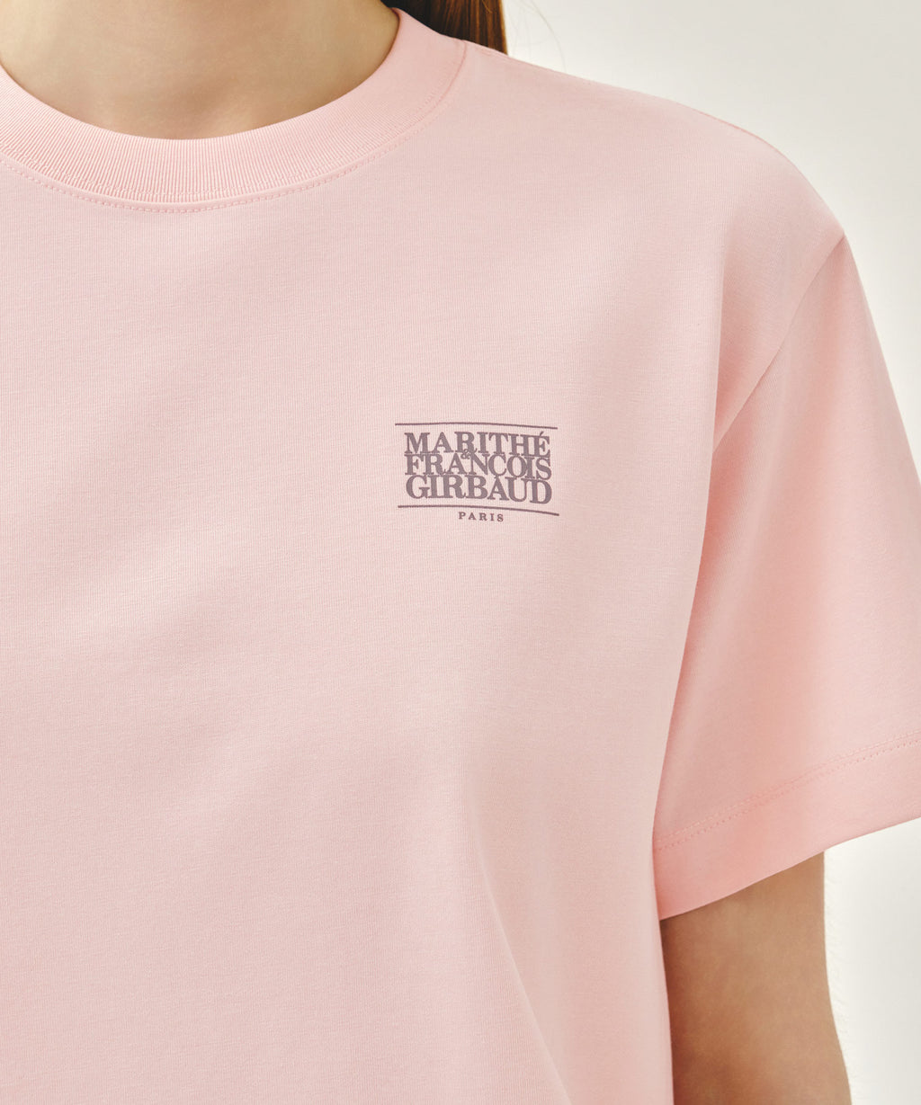 Marithe & Francois Girbaud - Aerocool Small Classic Logo Tee (Pink) product image 4 | TRAB K-Fashion Australia