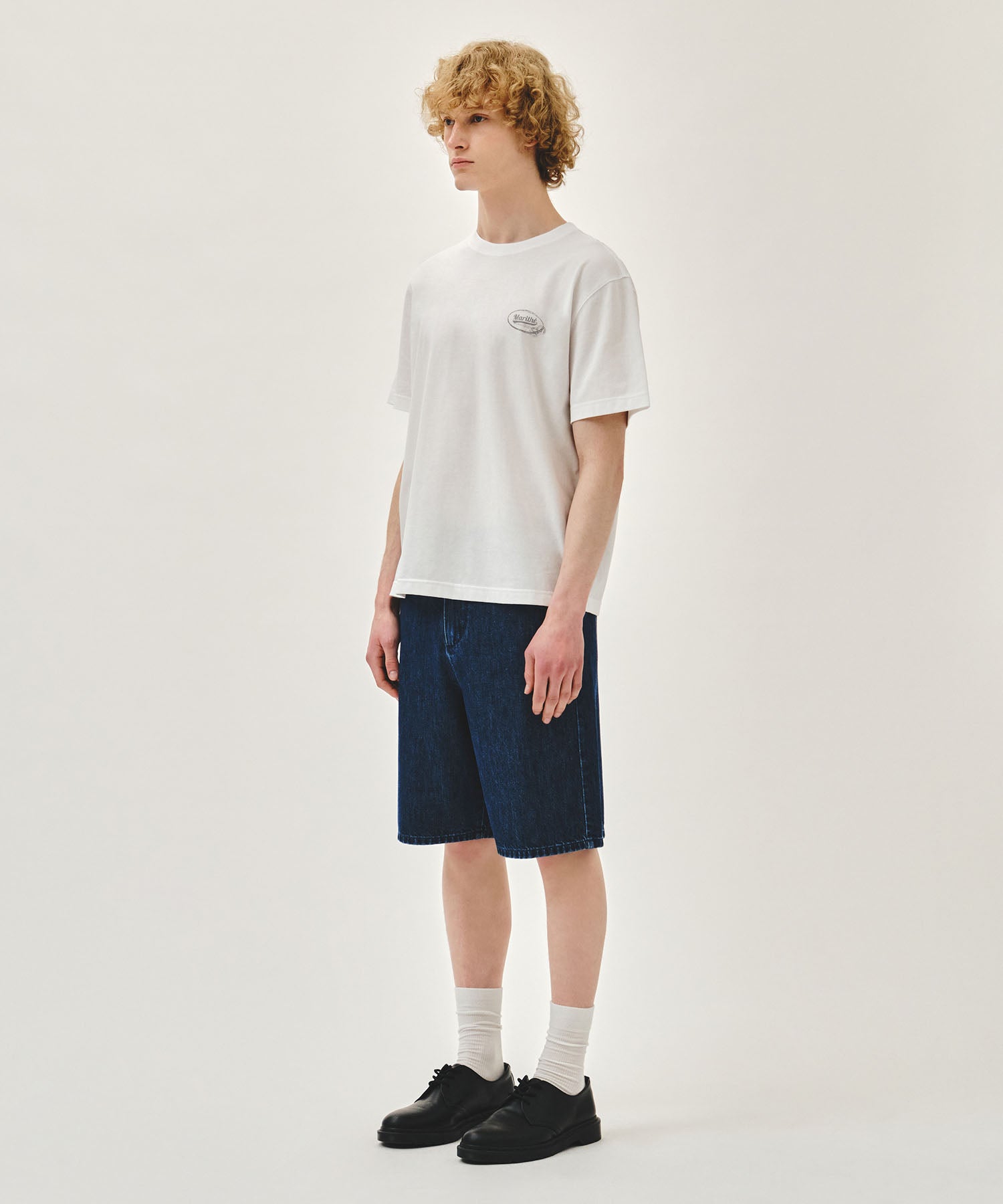 Marithe & Francois Girbaud - Marine Denim Easy Shorts (Blue) product image 4 | TRAB K-Fashion Australia
