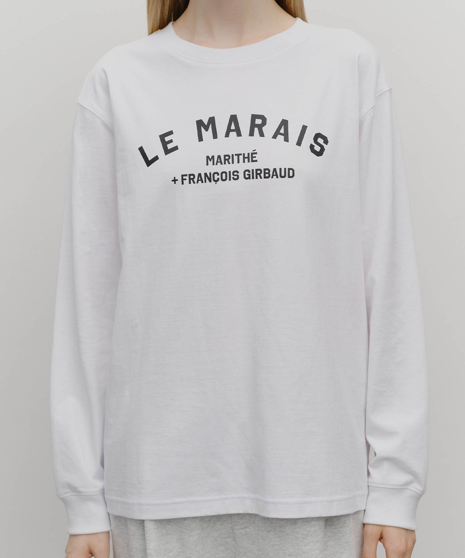 Marithe & Francois Girbaud - Le Marais Long Sleeve (White) product image 4 | TRAB K-Fashion Australia
